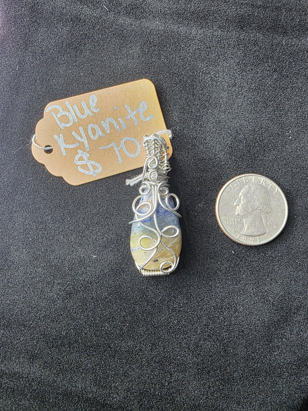 Blue Kyanite Pendant