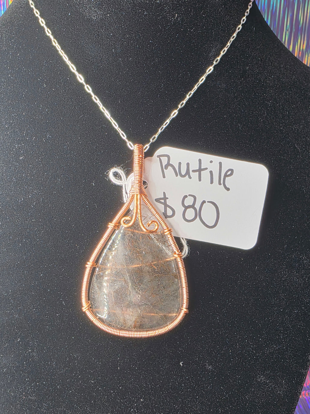 Rutilated Quartz Pendant