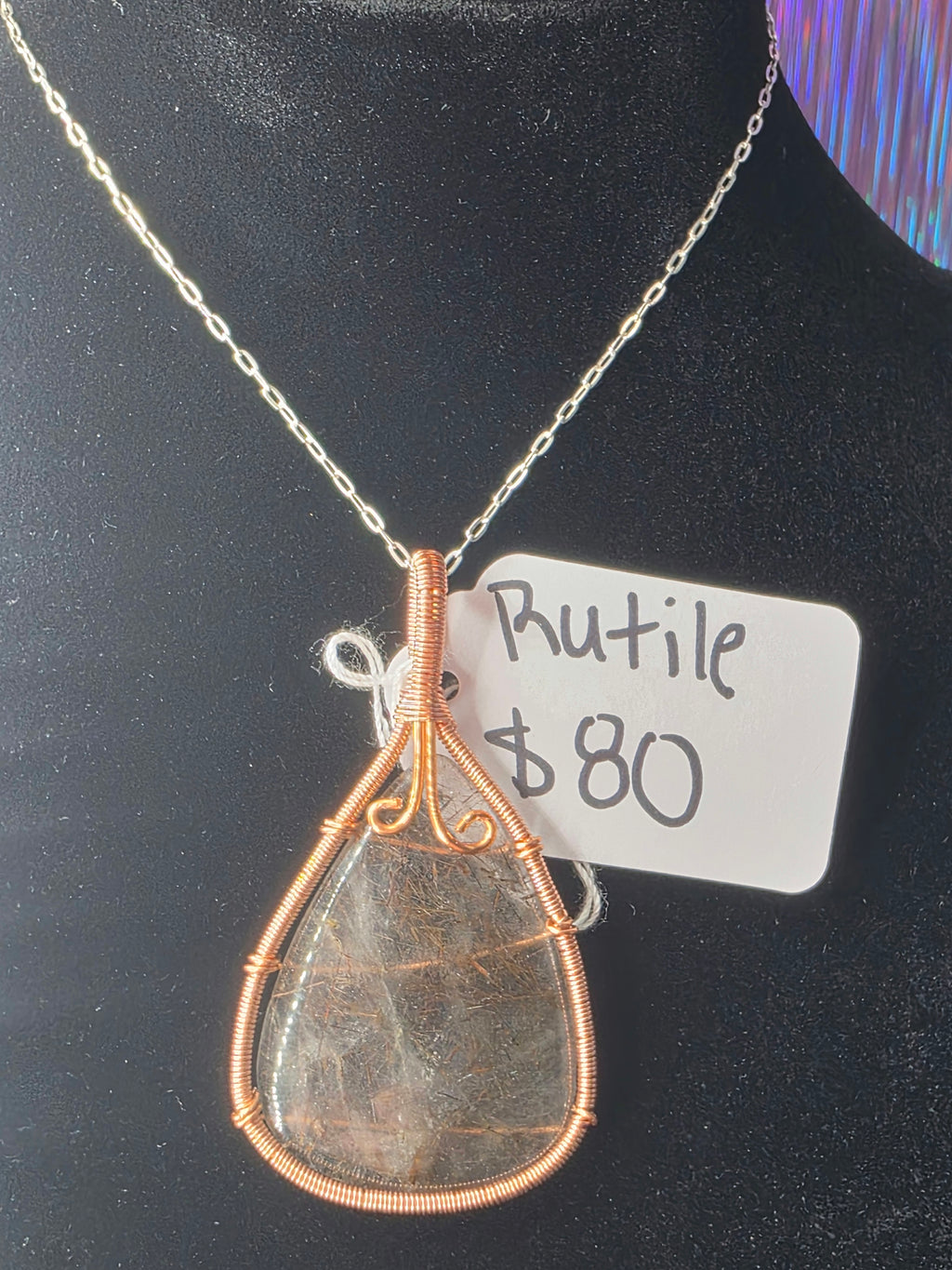Rutilated Quartz Pendant