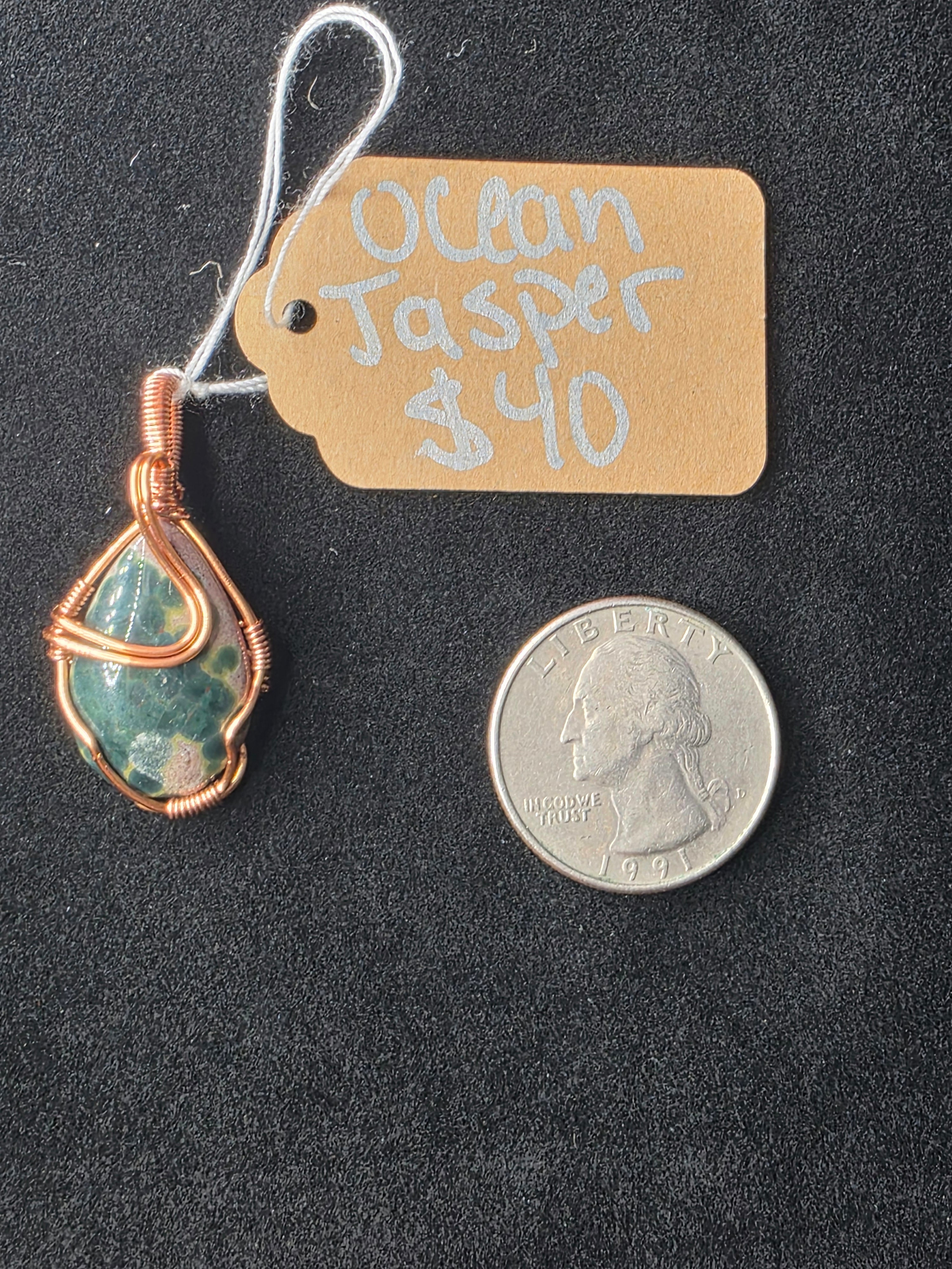 Ocean Jasper Mini Pendant