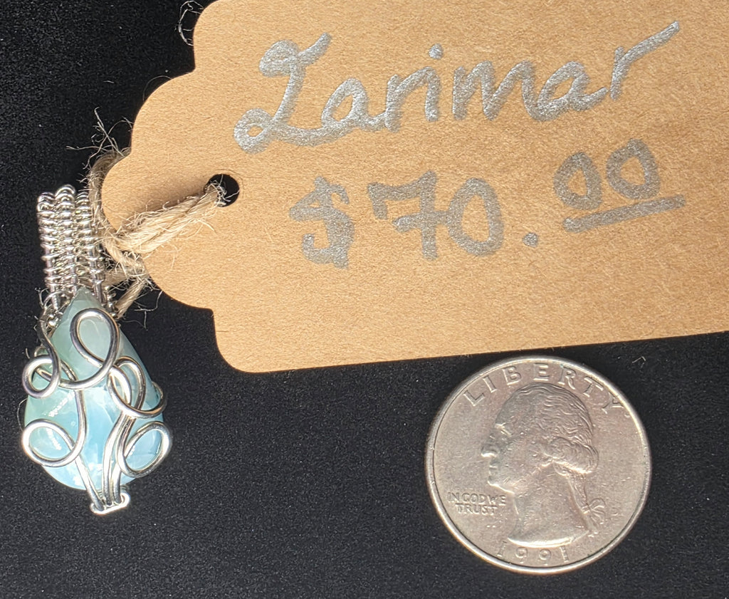Larimar Mini Pendant