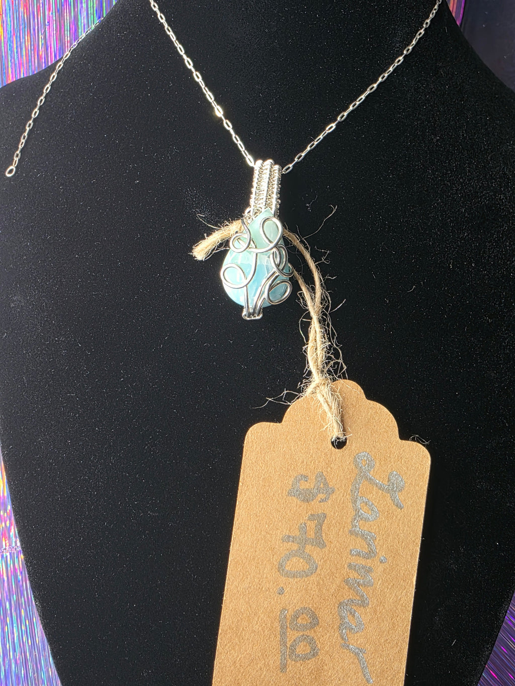 Larimar Mini Pendant