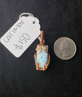 Larimar Rectangle Pendant