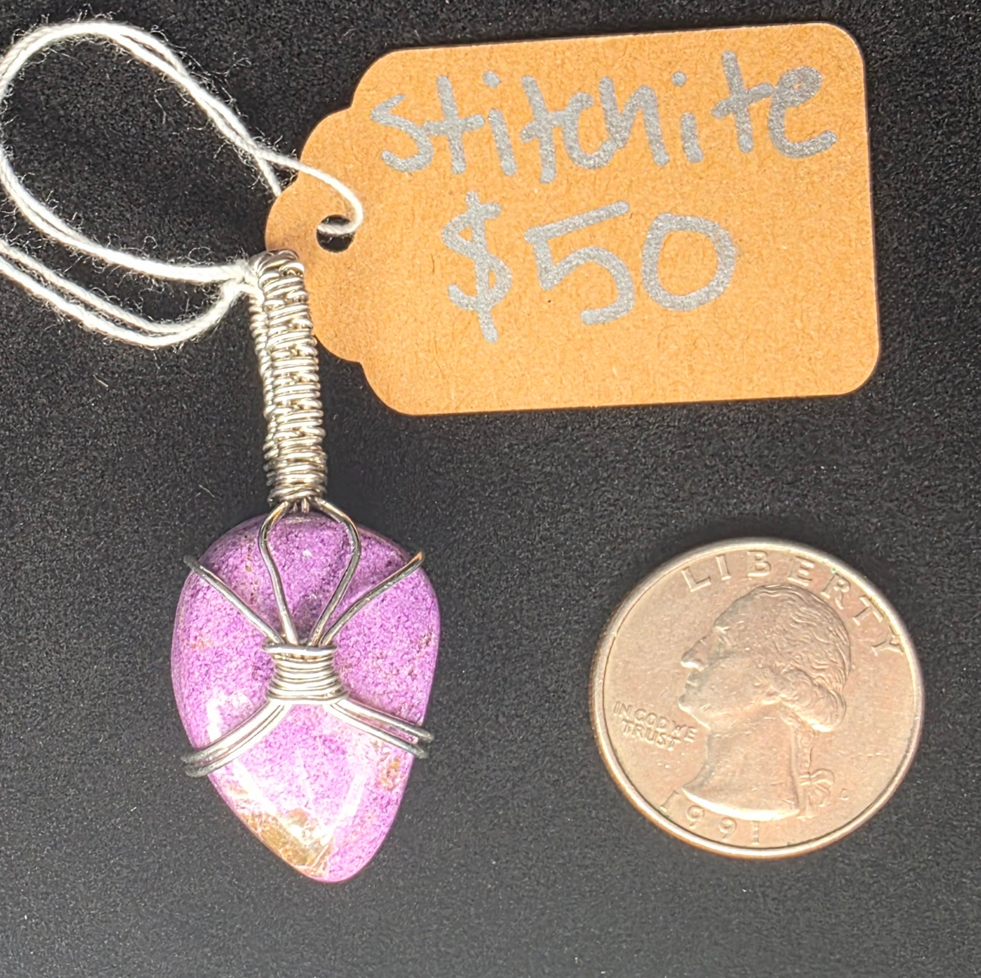 Caged Stichtite Pendant