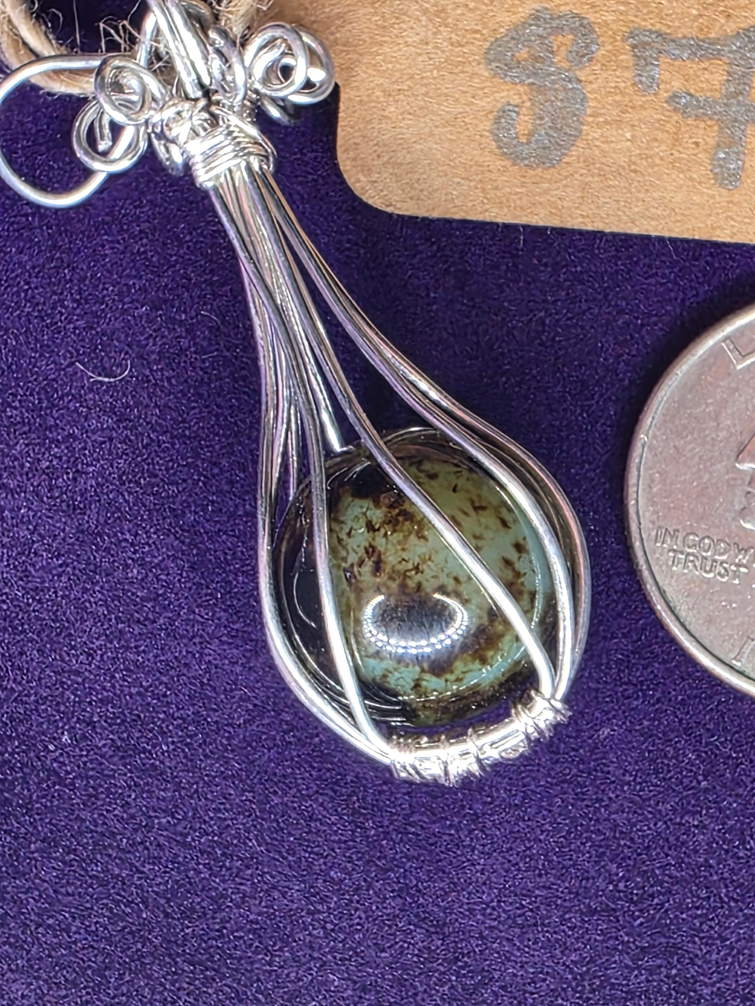 Green Sardonyx Sphere Pendant