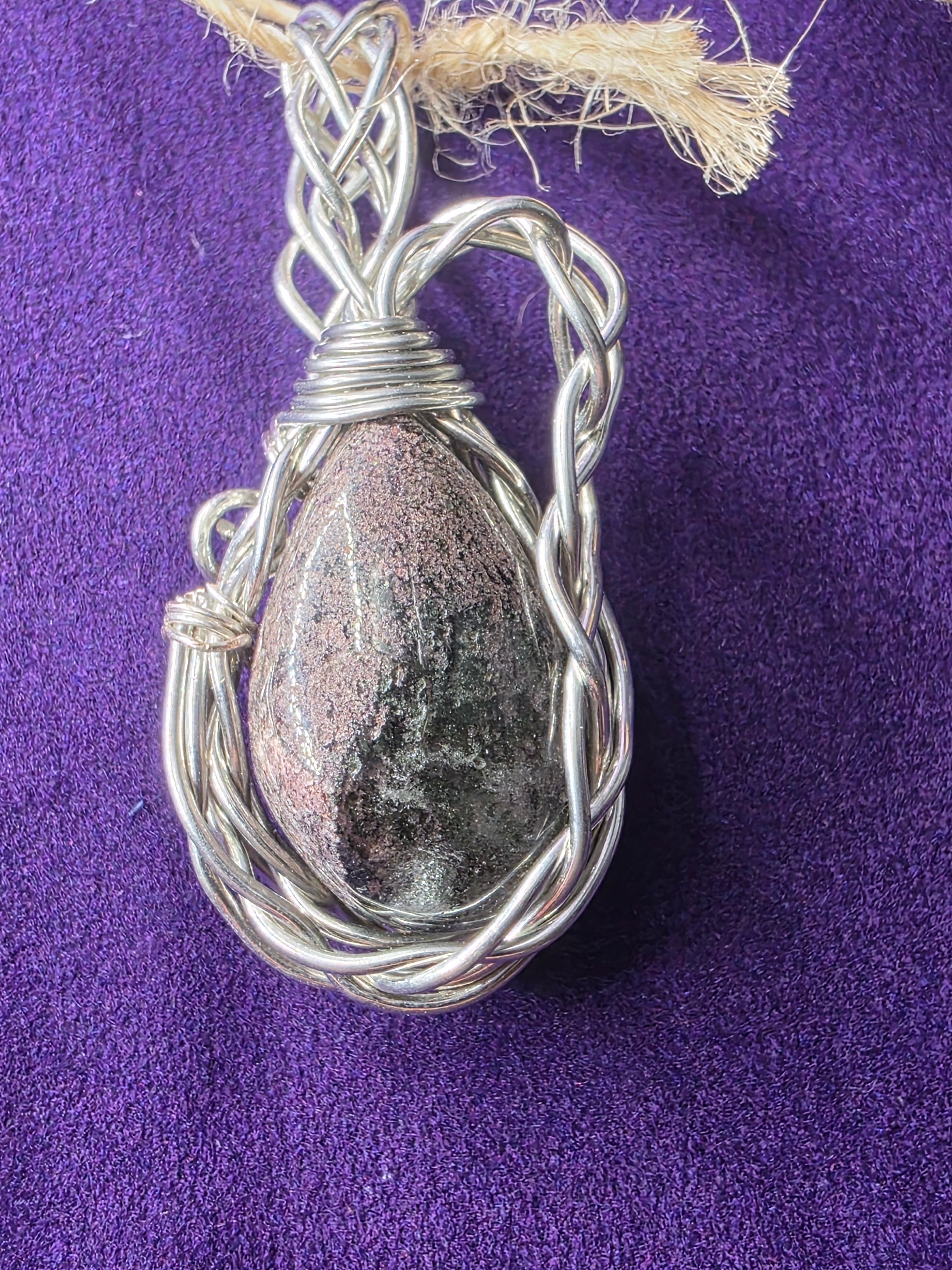 Garden Quartz Teardrop Pendant