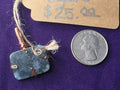 Moss Agate Square Pendant