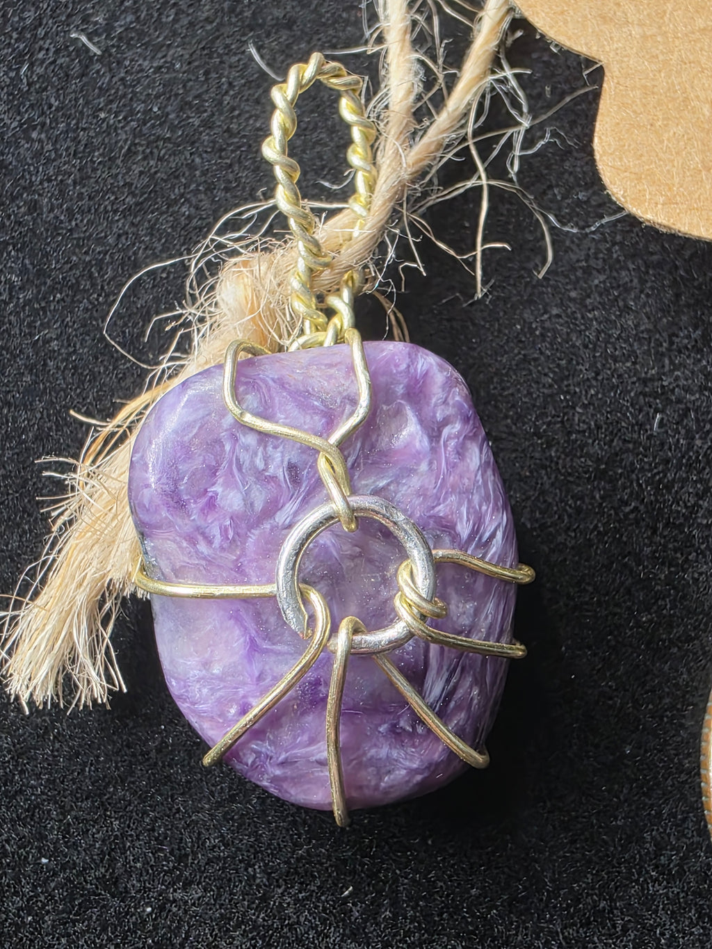 Charoite Oval Pendant