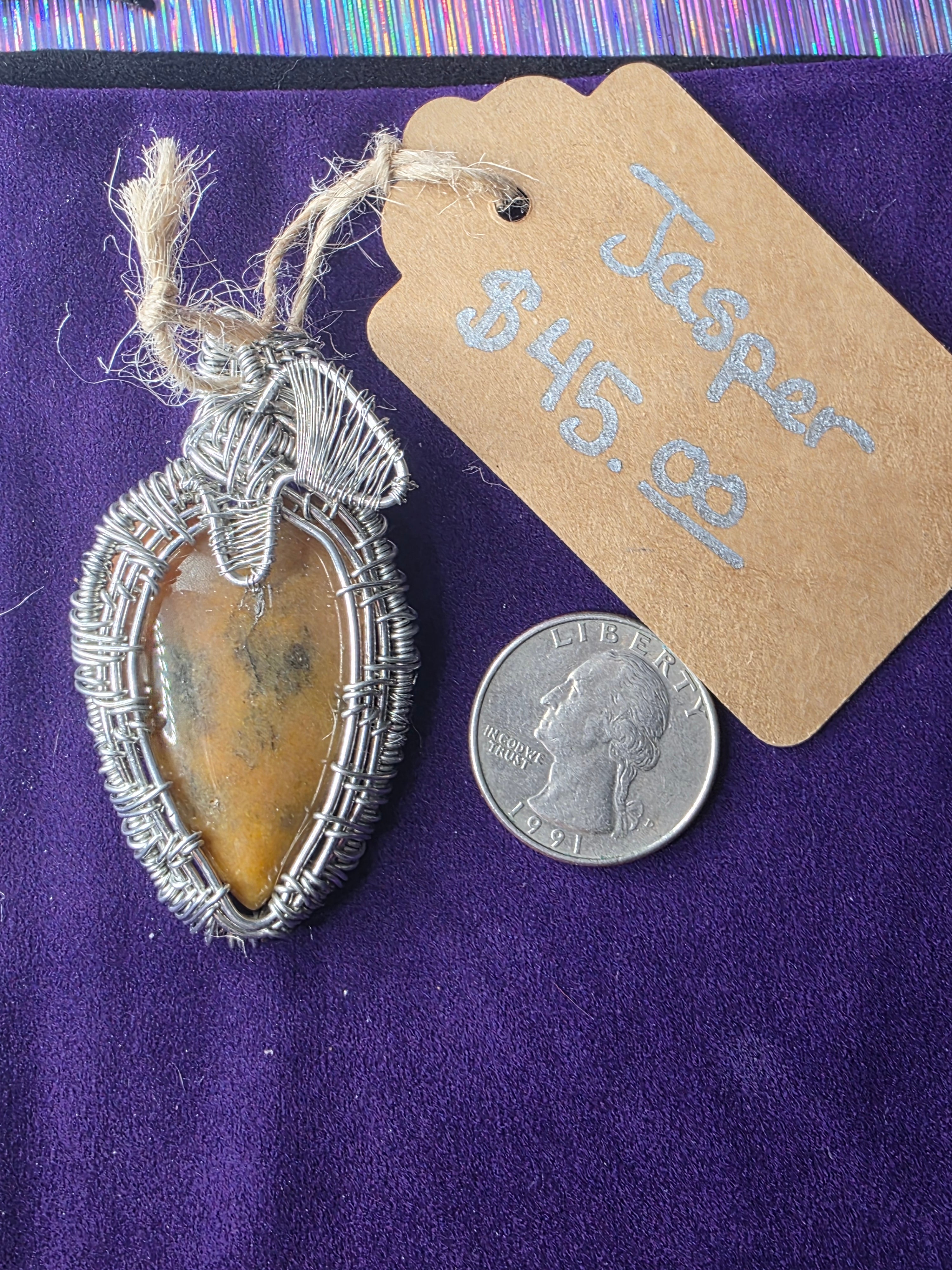 Jasper Pendant