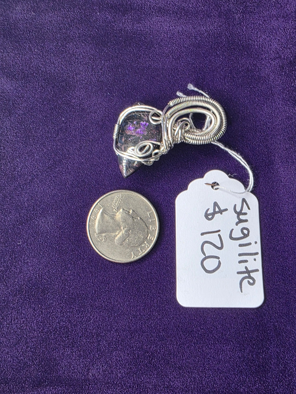 Sugilite Freeform Pendant