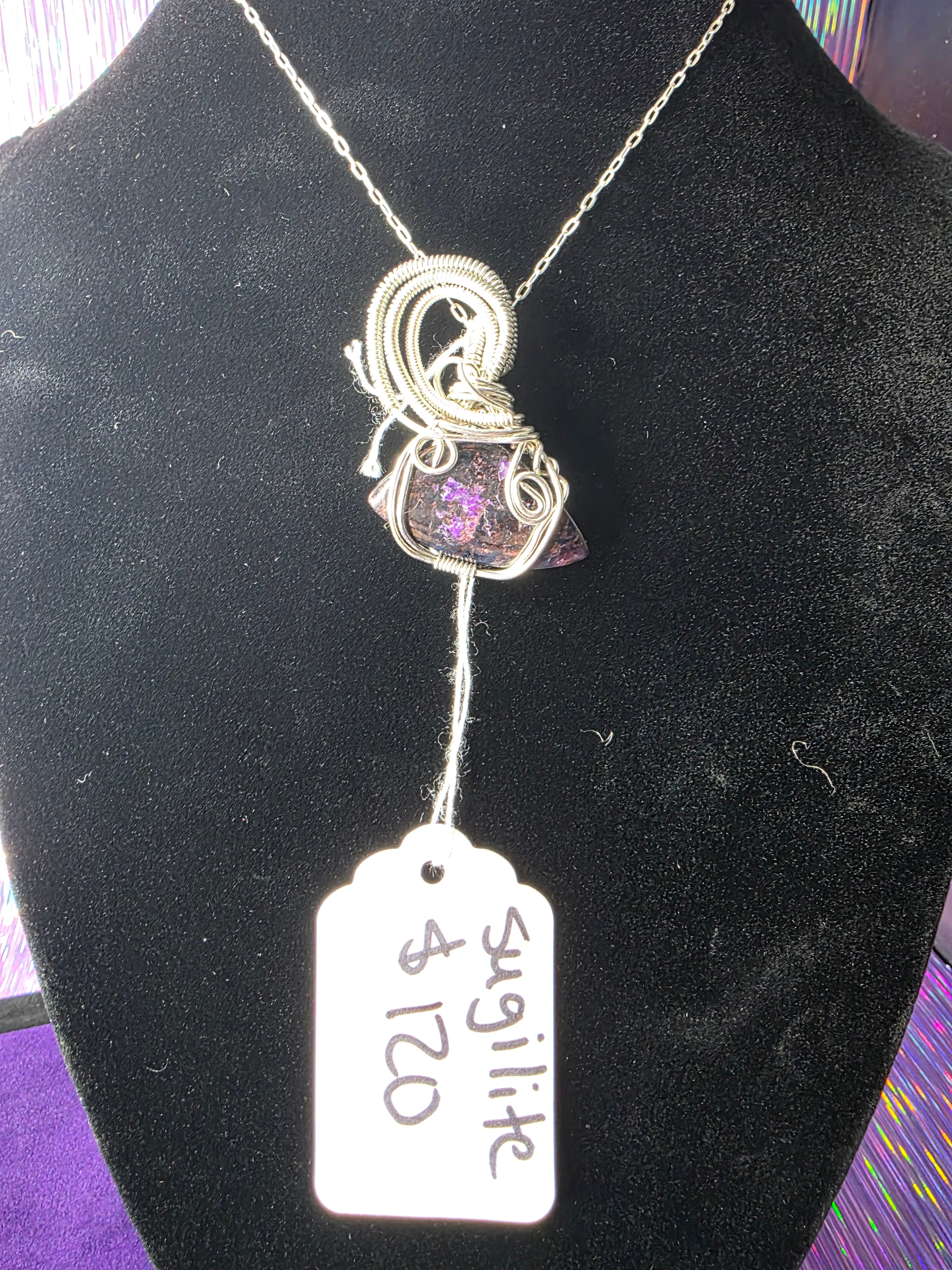 Sugilite Freeform Pendant
