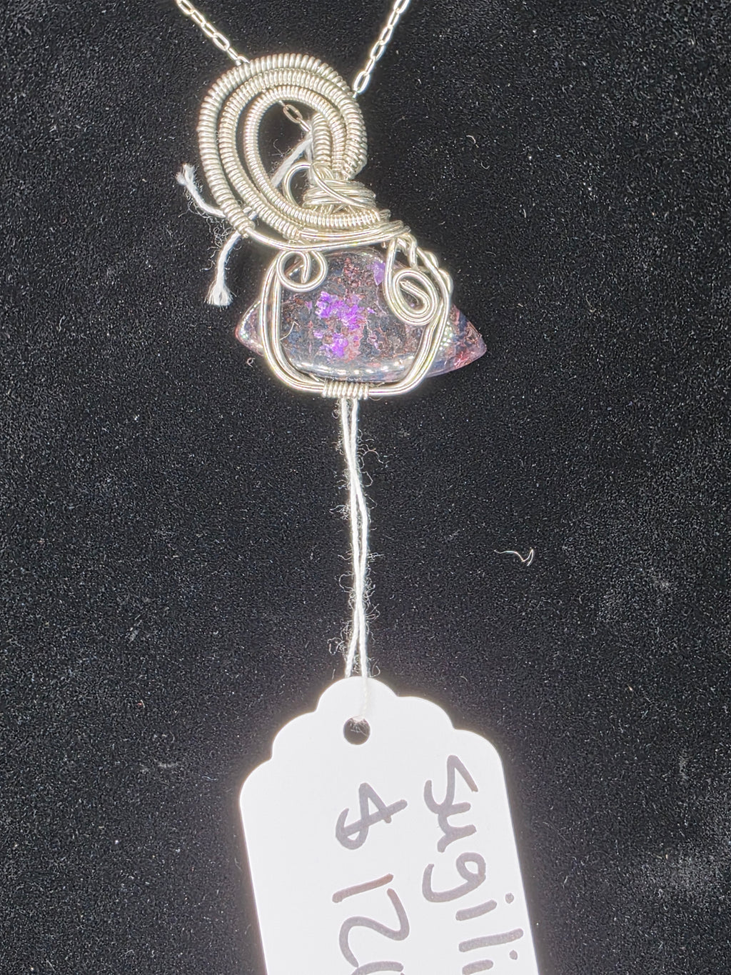 Sugilite Freeform Pendant