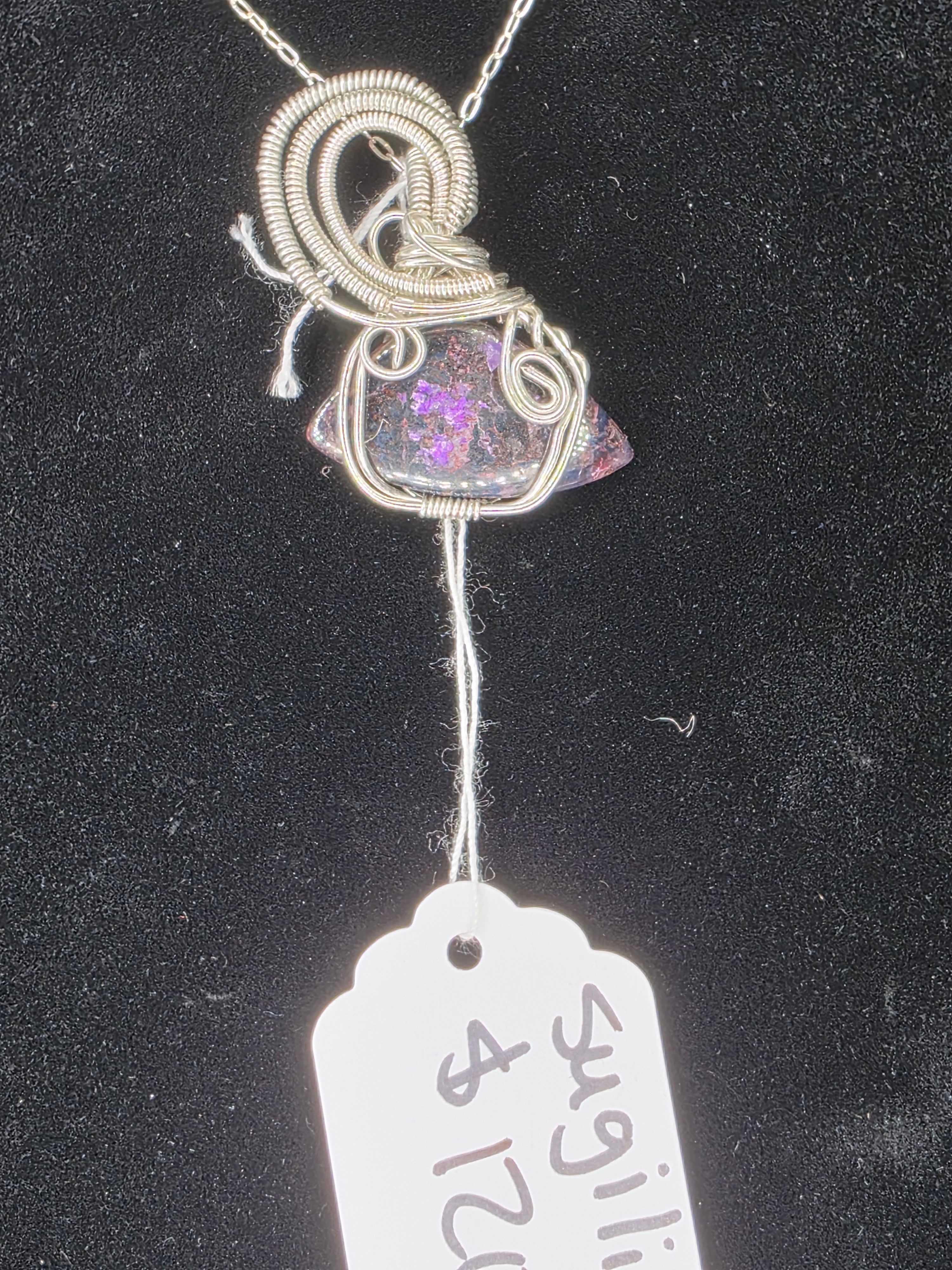 Sugilite Freeform Pendant
