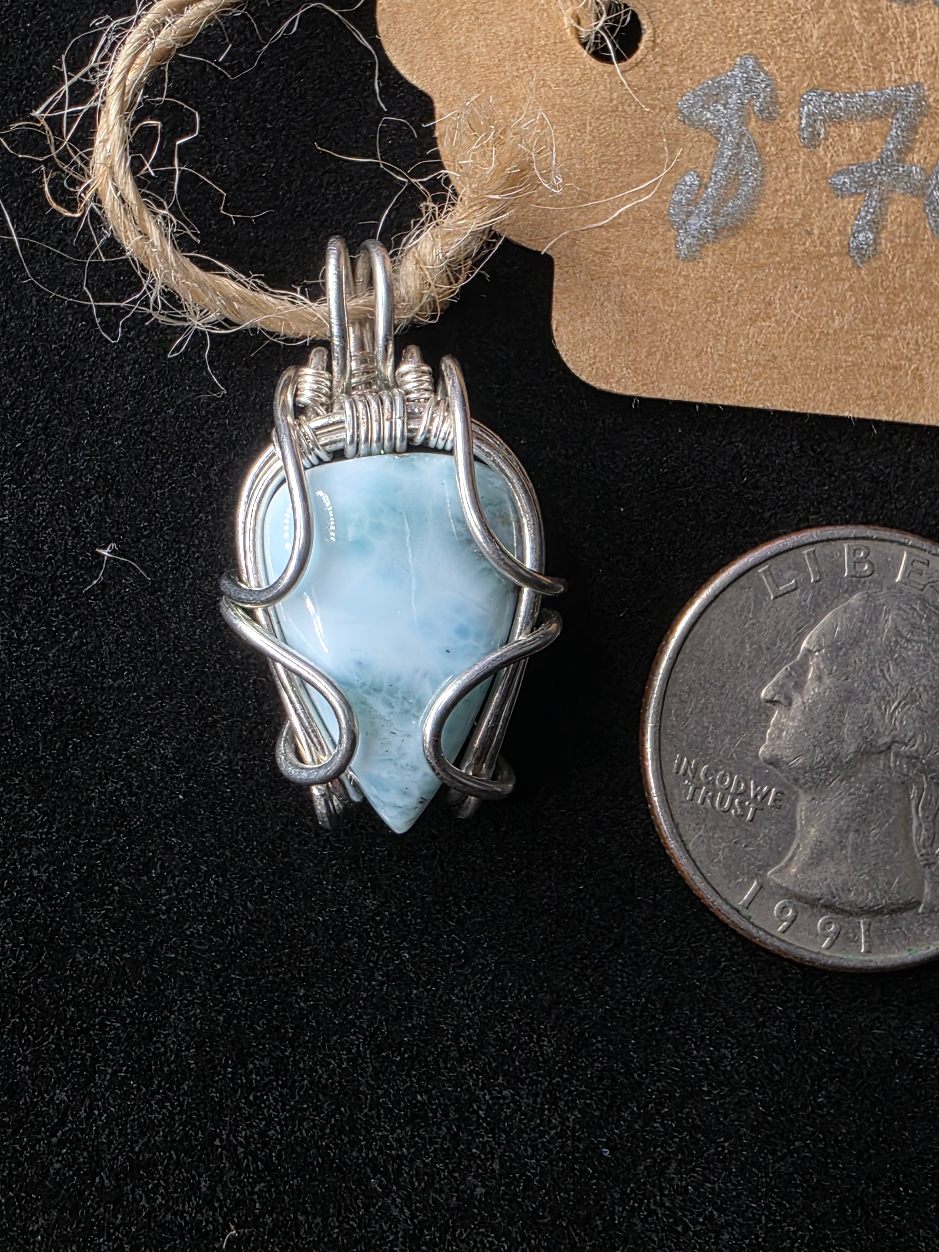 Larimar Mini Pendant