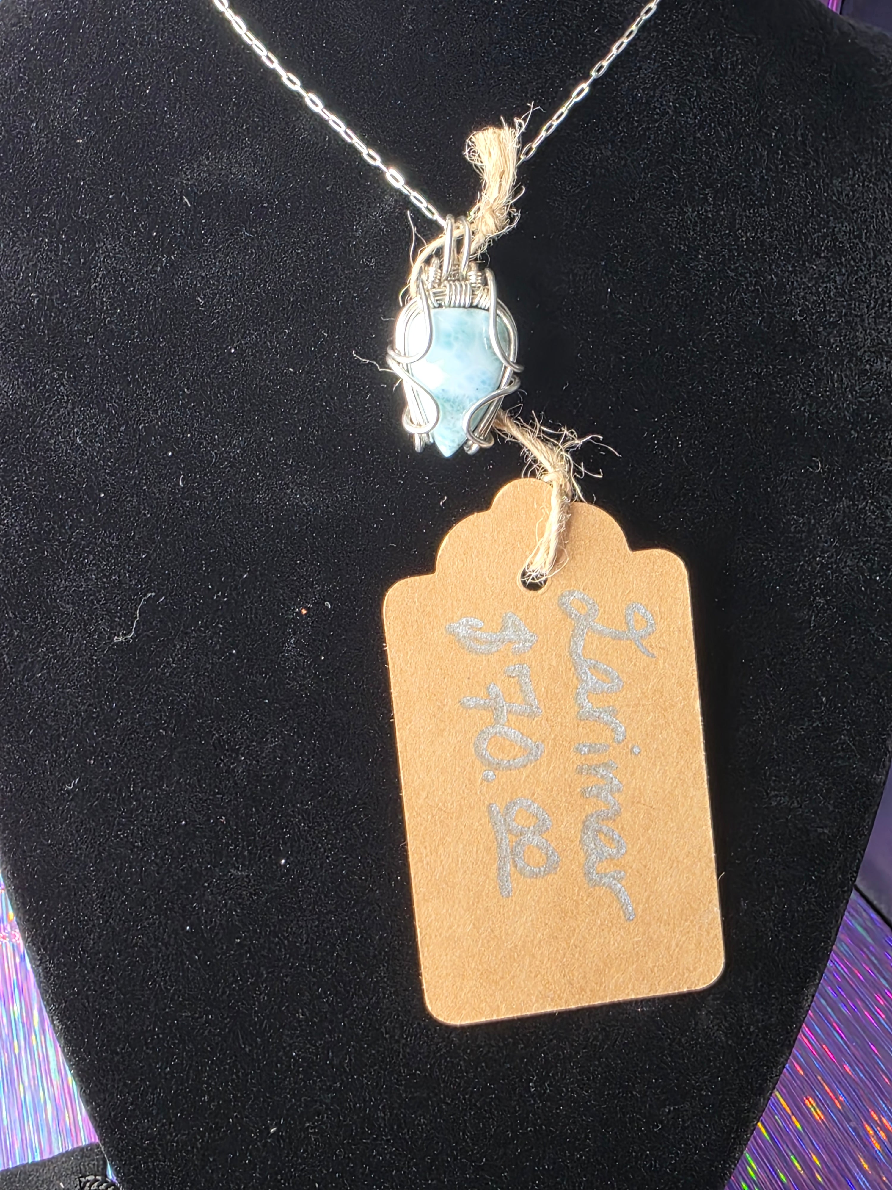 Larimar Mini Pendant
