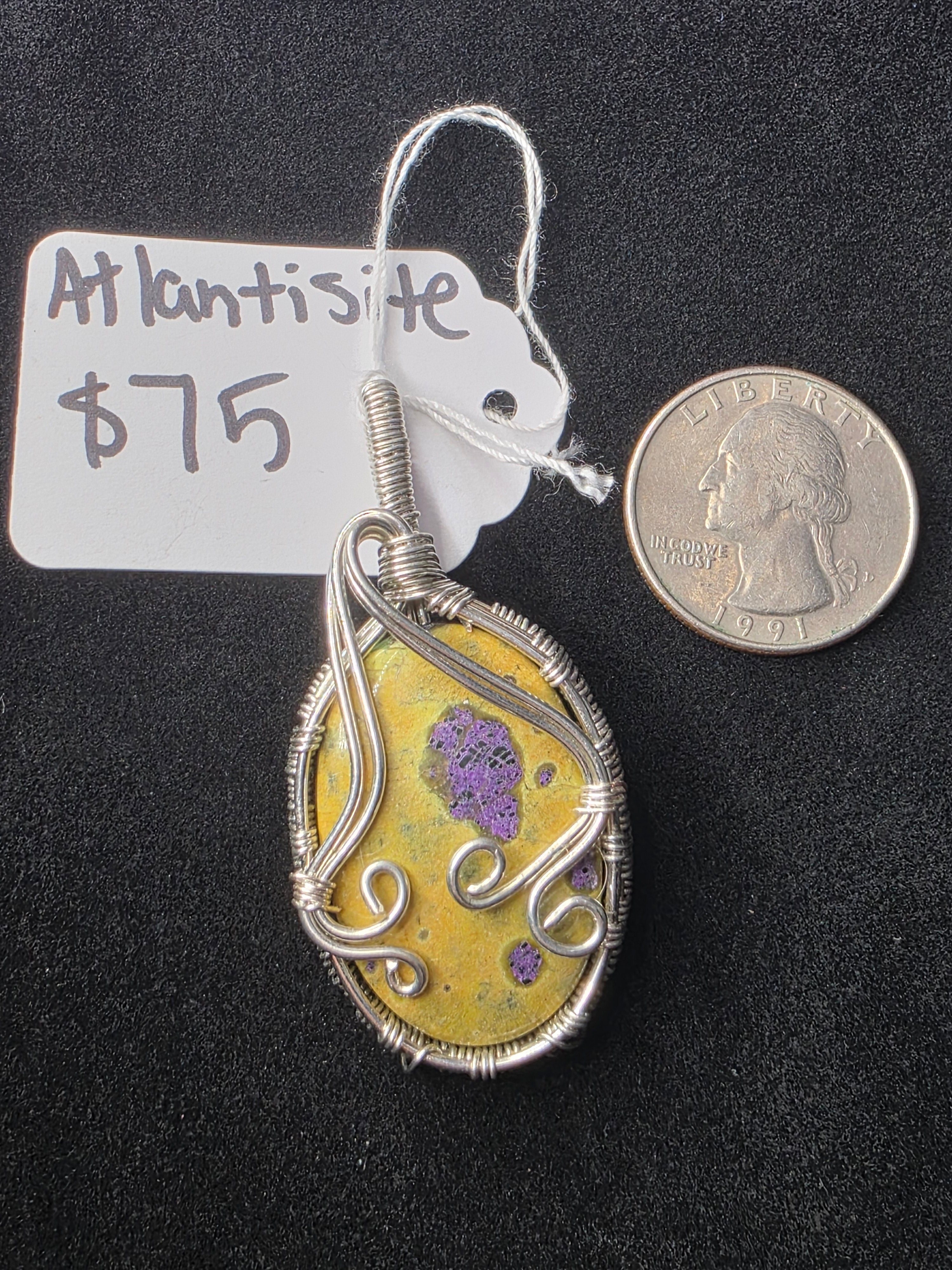 Atlantisite Oval Pendant