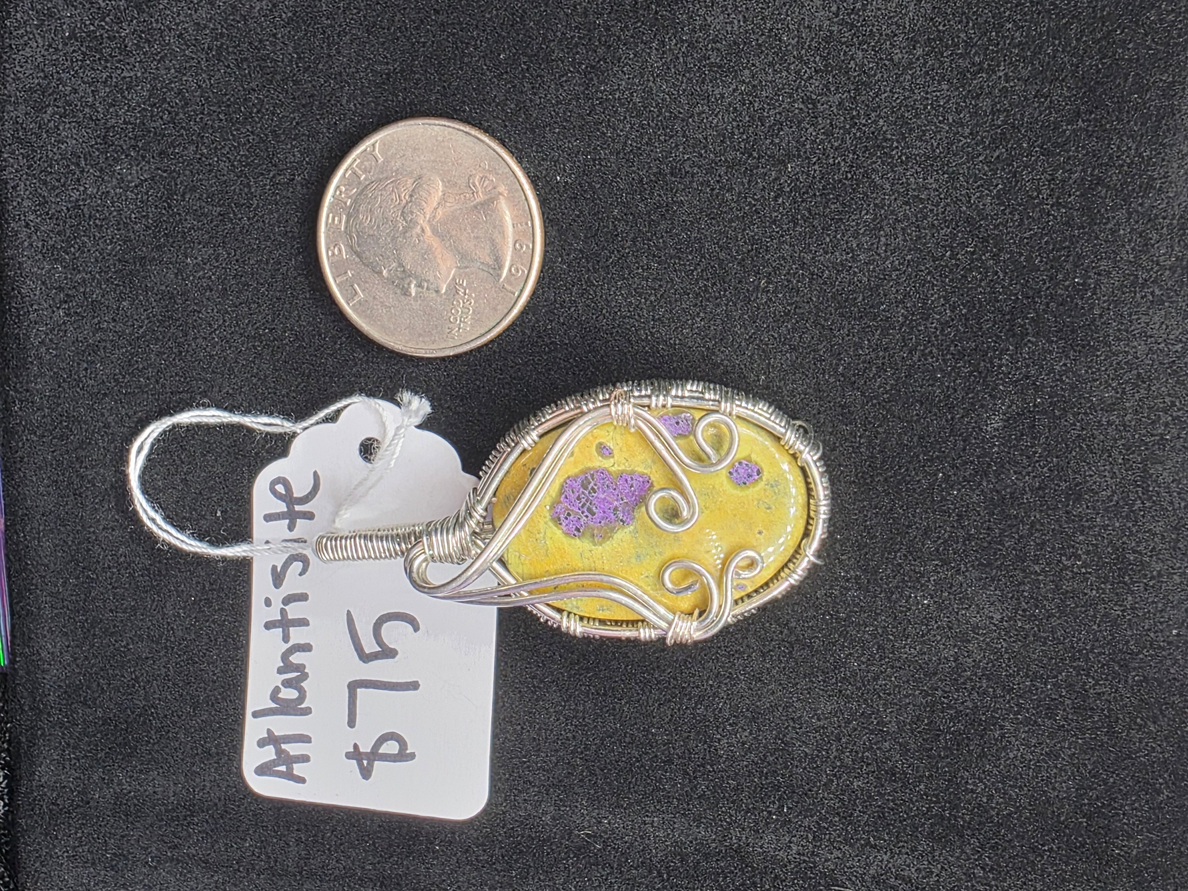 Atlantisite Oval Pendant