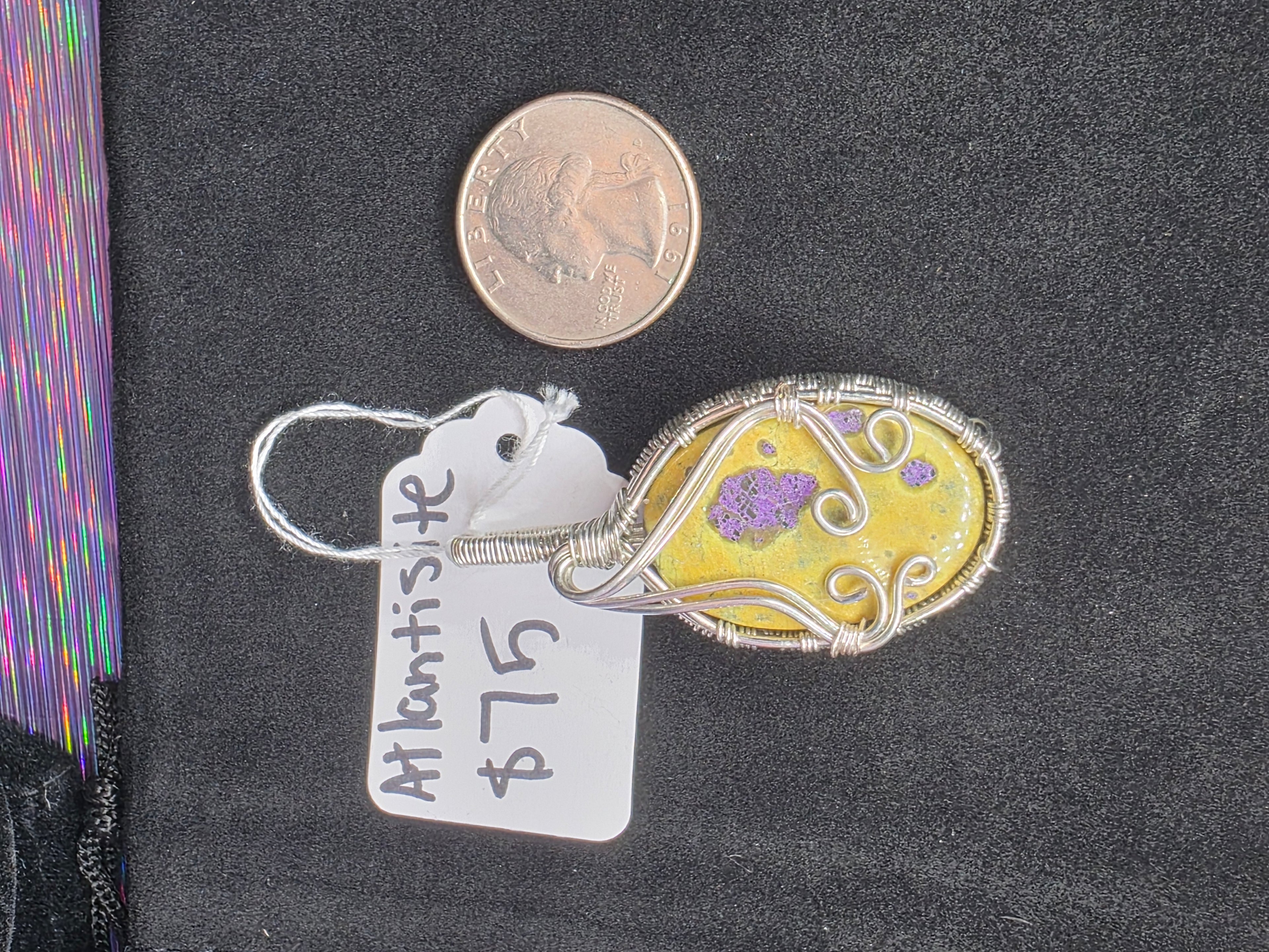 Atlantisite Oval Pendant
