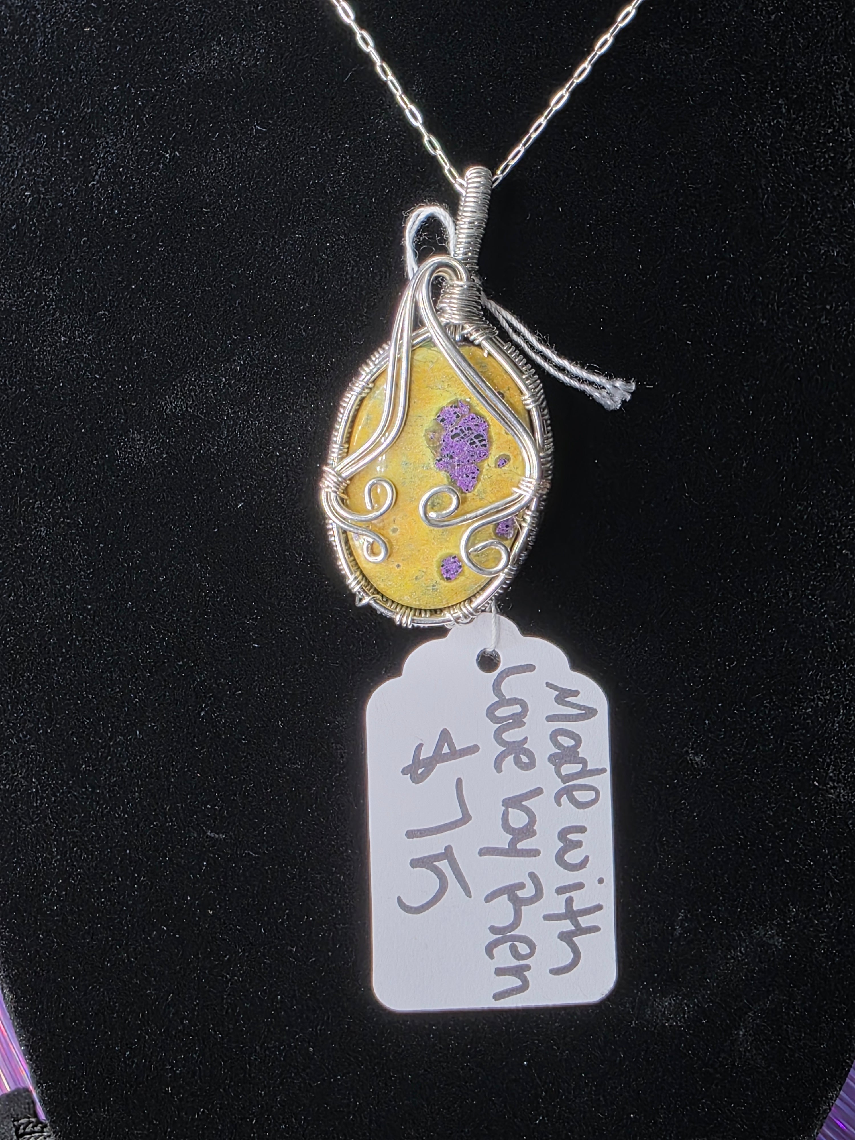Atlantisite Oval Pendant