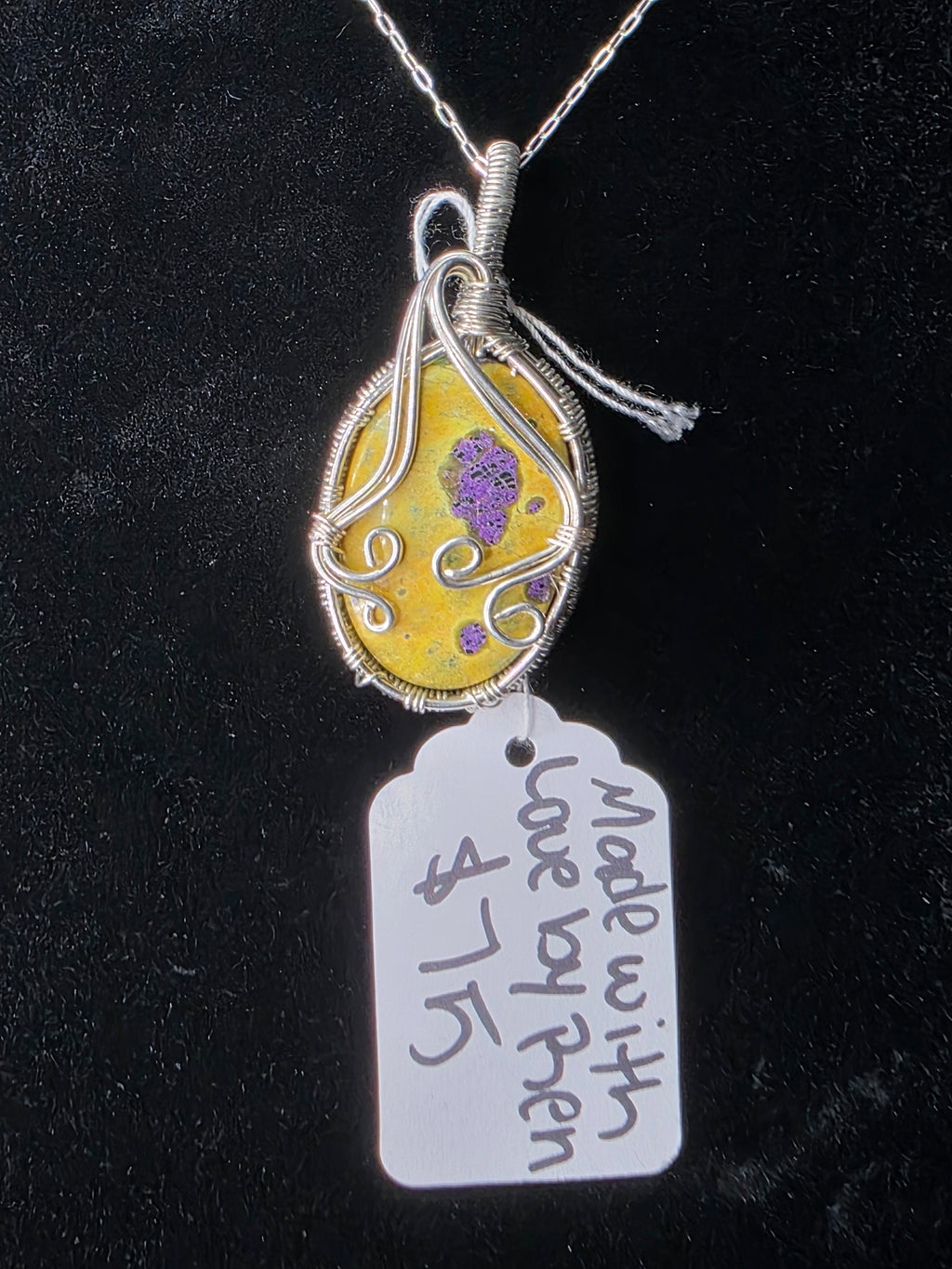 Atlantisite Oval Pendant