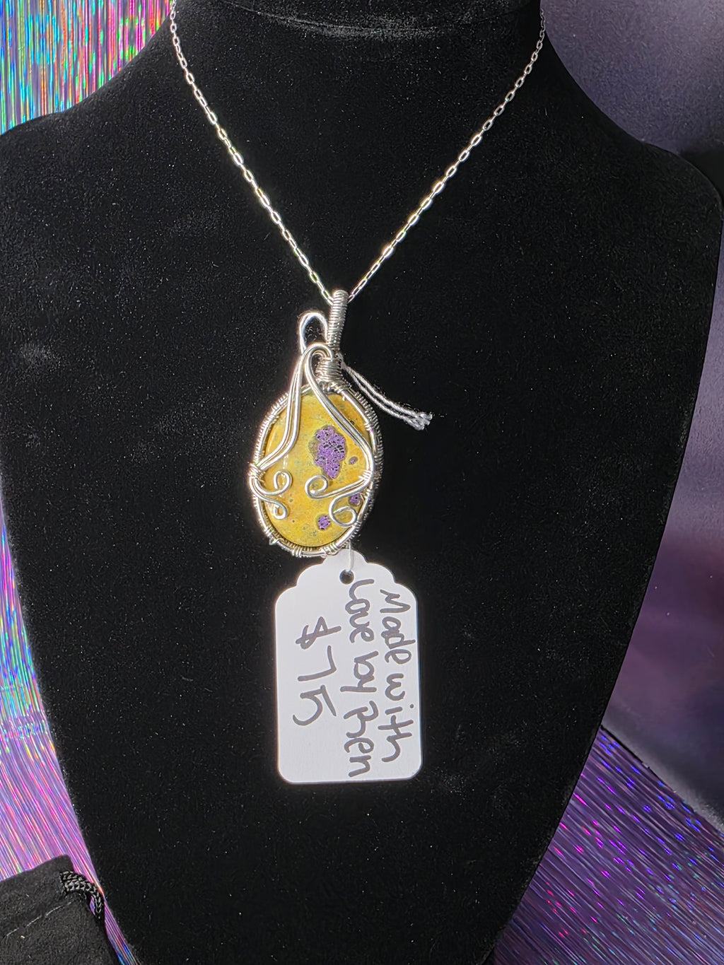 Atlantisite Oval Pendant