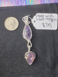Double Fluorite Pendant
