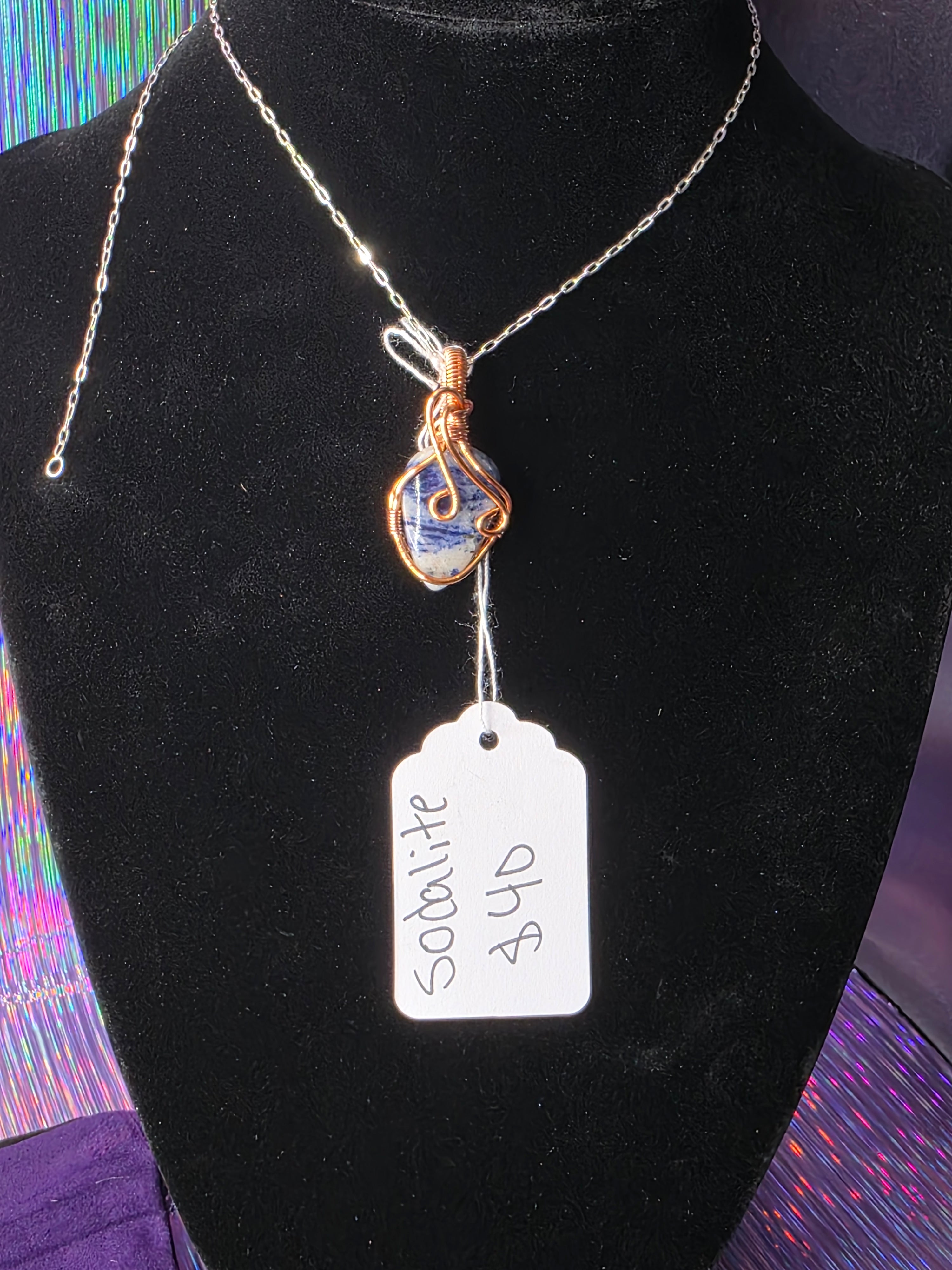 Sodalite Upside Down Teardrop Pendant