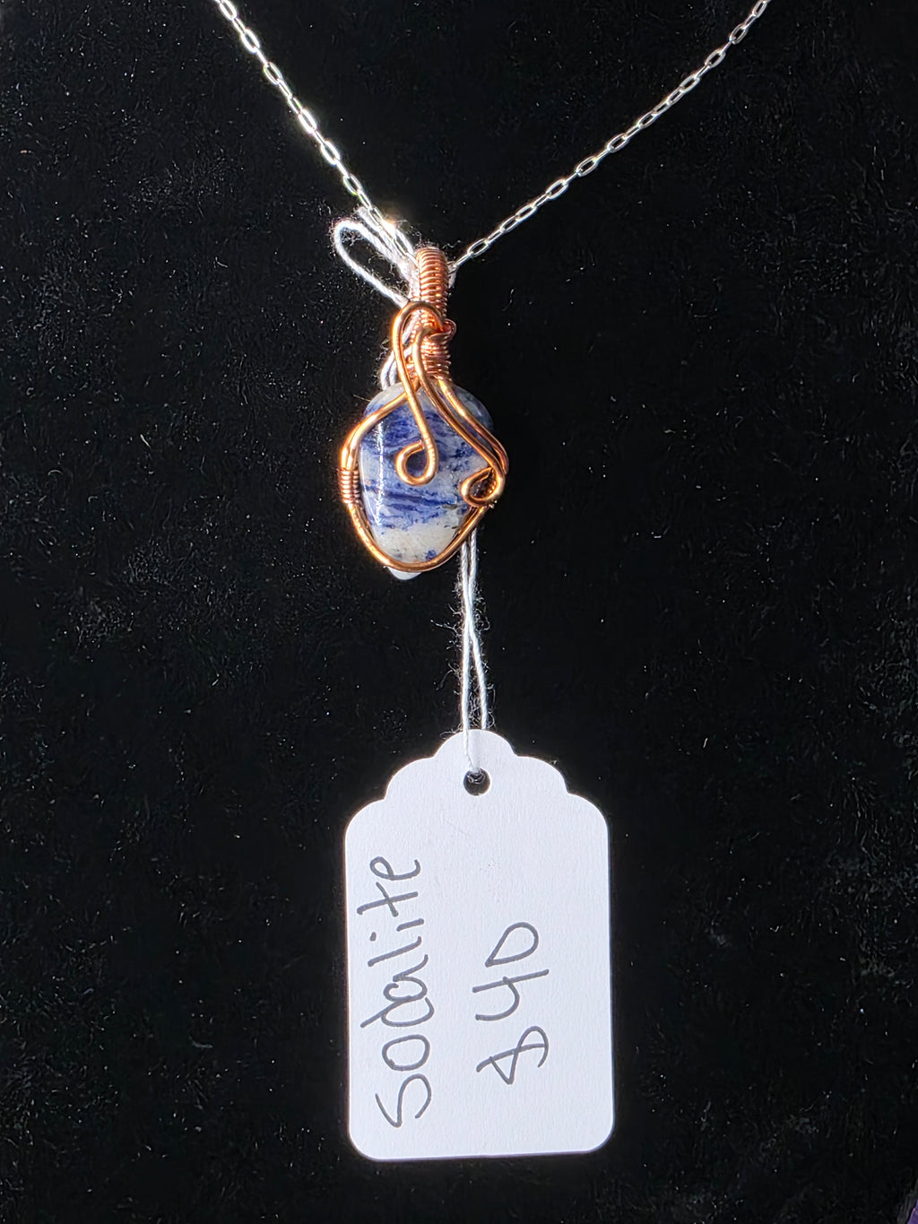 Sodalite Upside Down Teardrop Pendant