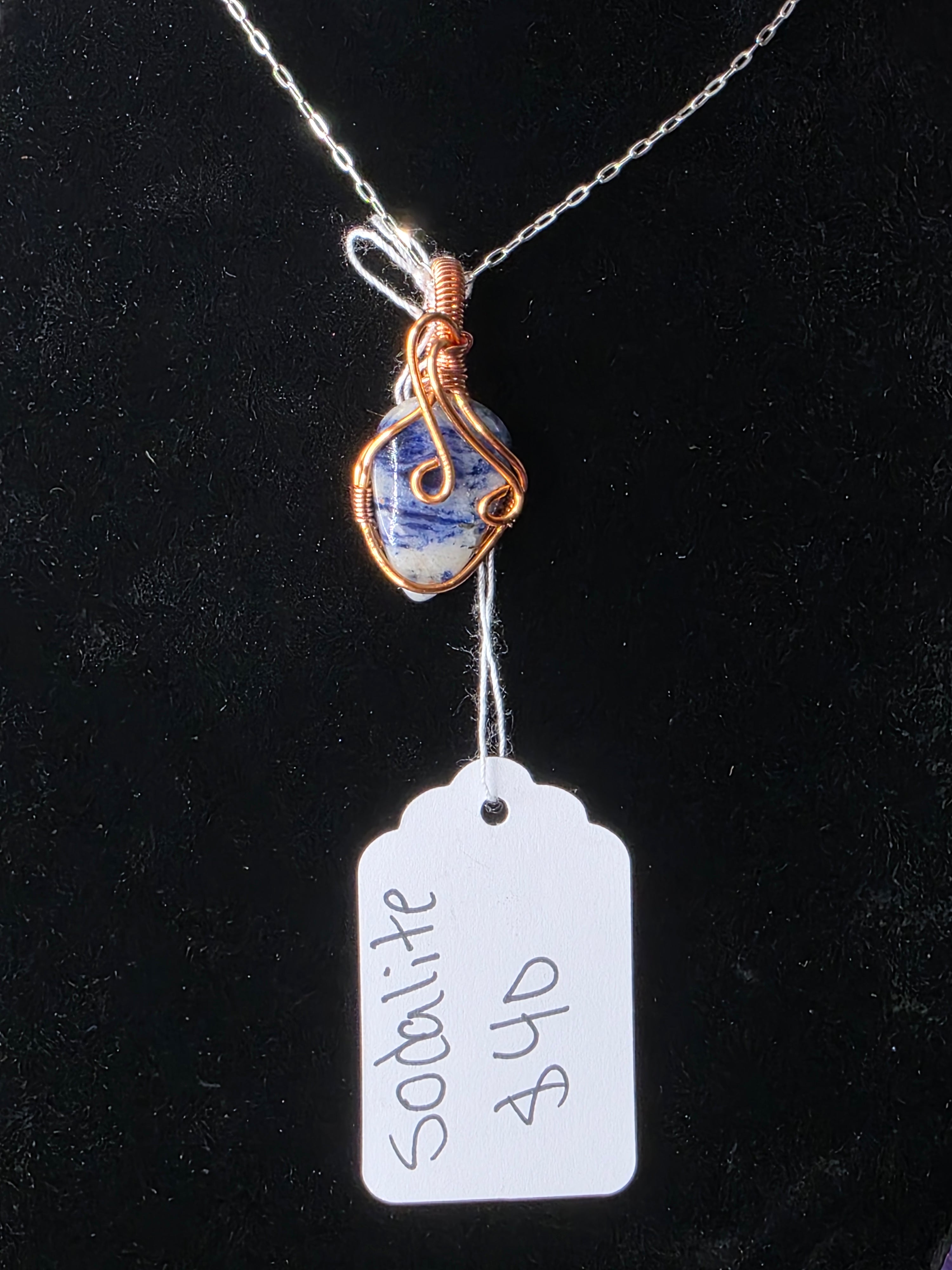 Sodalite Upside Down Teardrop Pendant