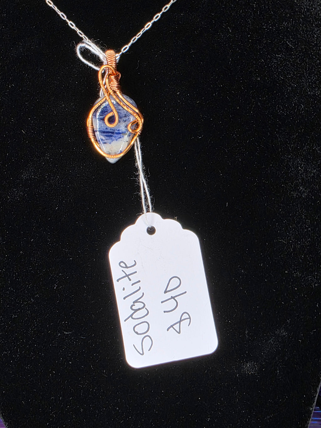 Sodalite Upside Down Teardrop Pendant