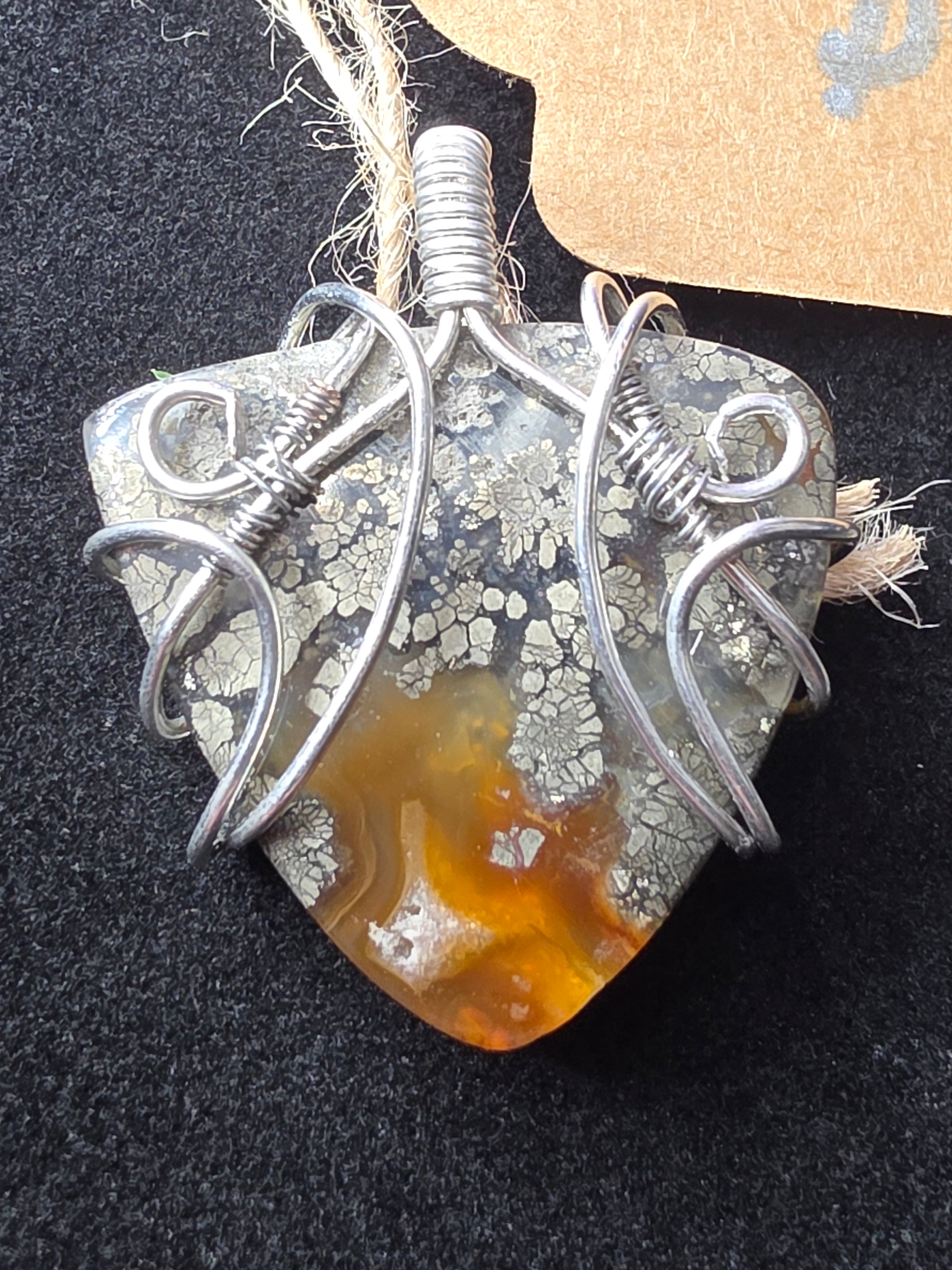 Marcasite Triangle Pendant
