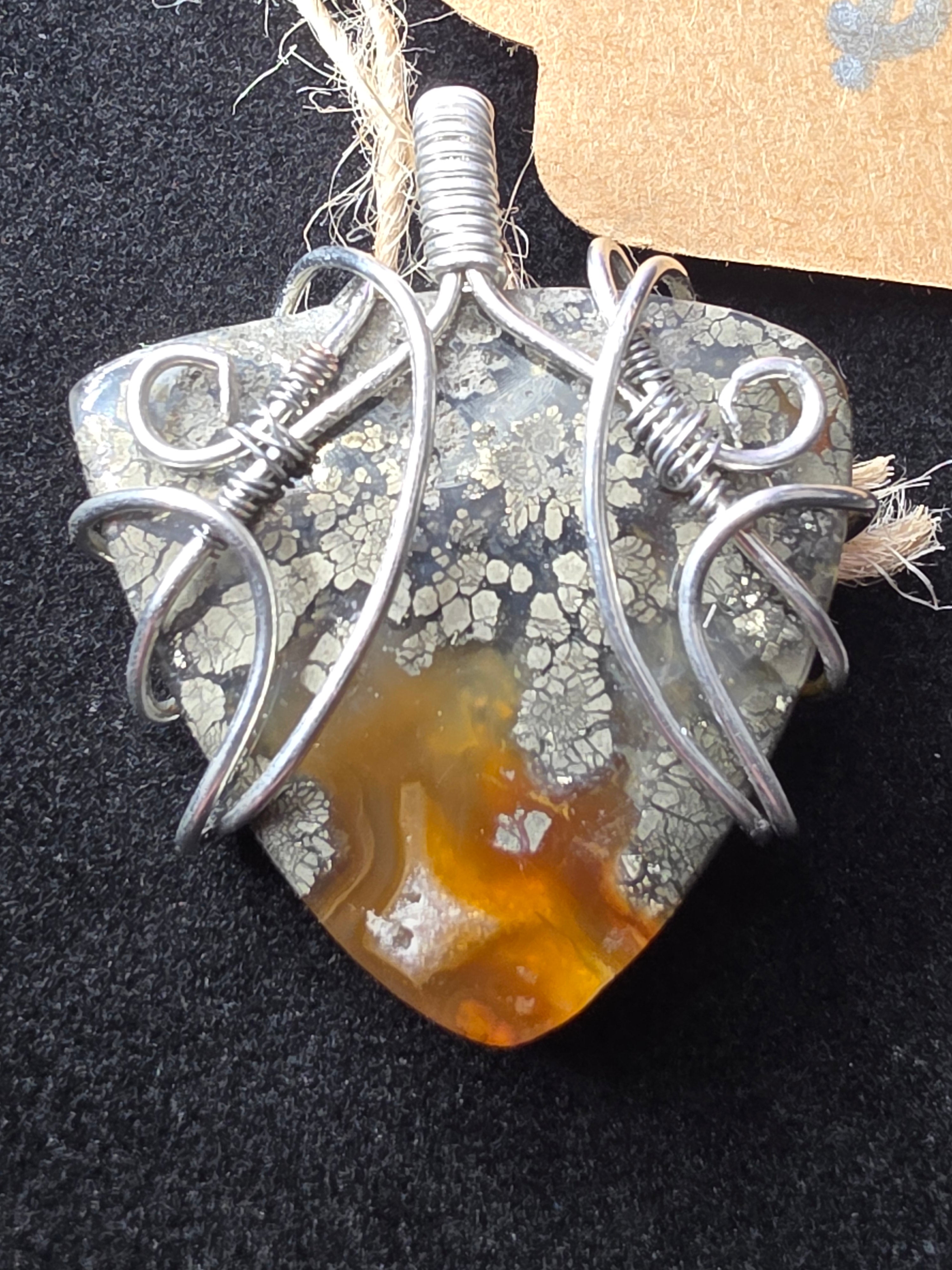 Marcasite Triangle Pendant