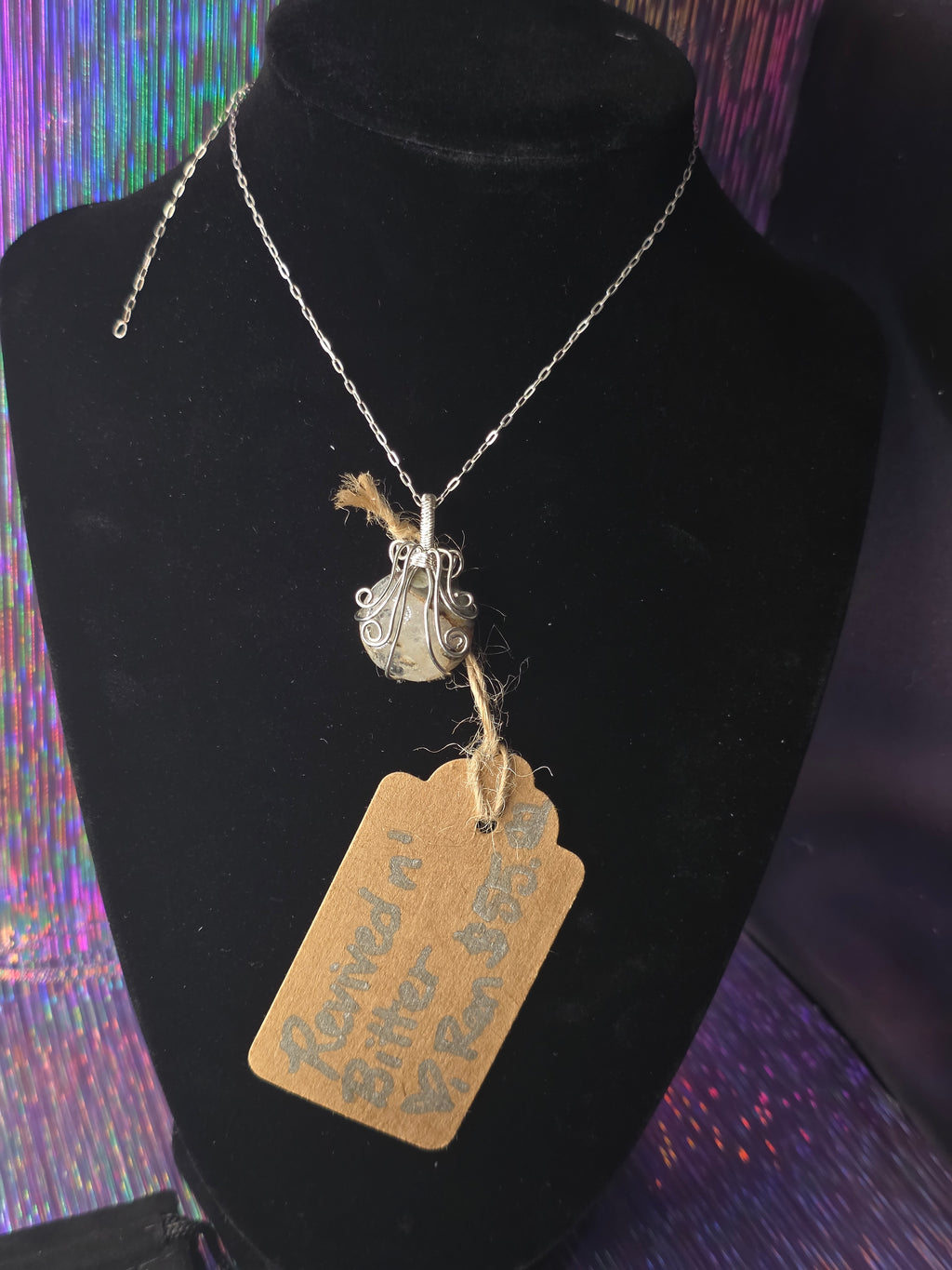 Moss Agate Mini Pendant