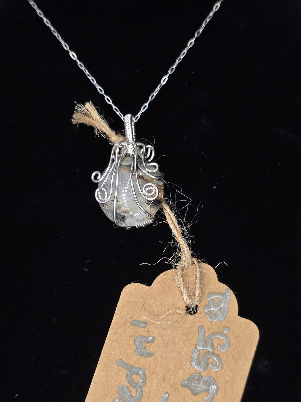 Moss Agate Mini Pendant