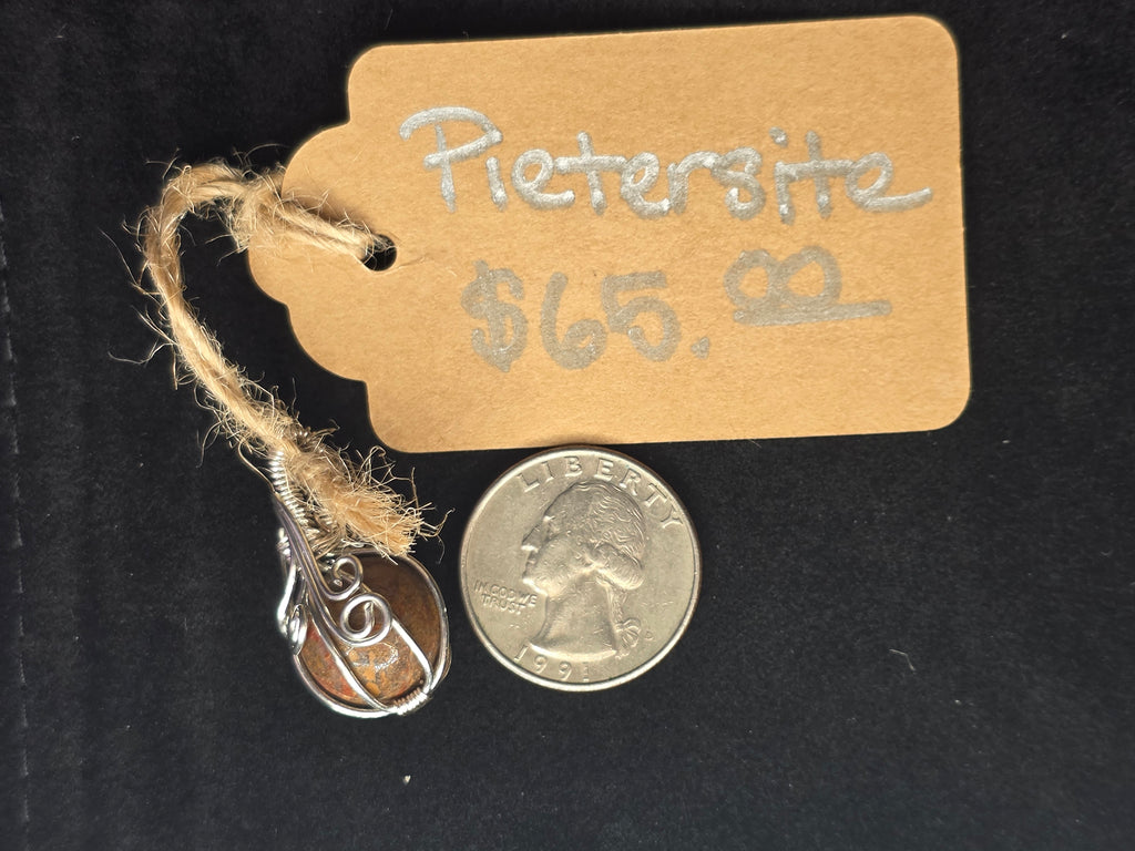 Pietersite Mini Sphere Pendant