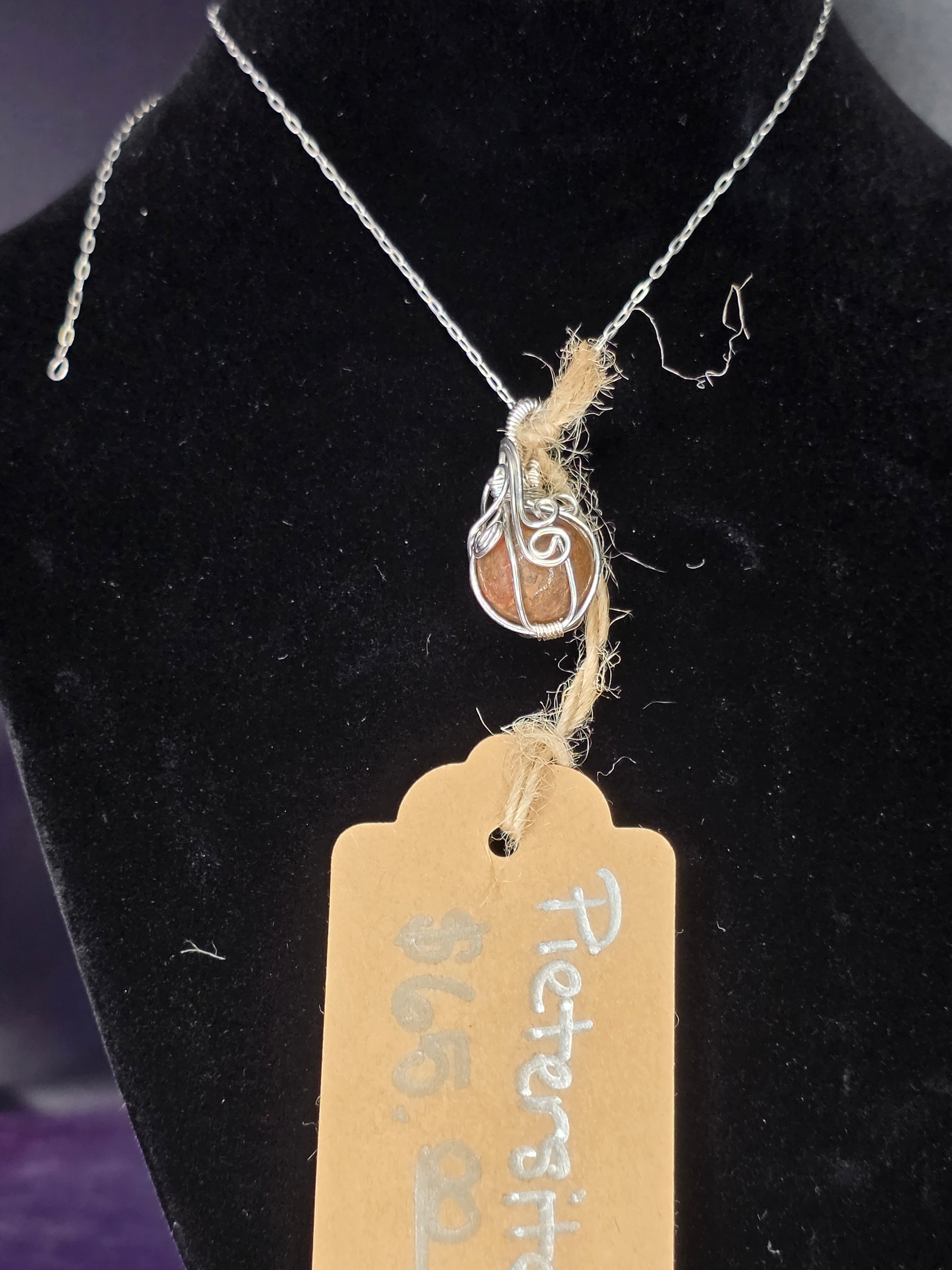 Pietersite Mini Sphere Pendant