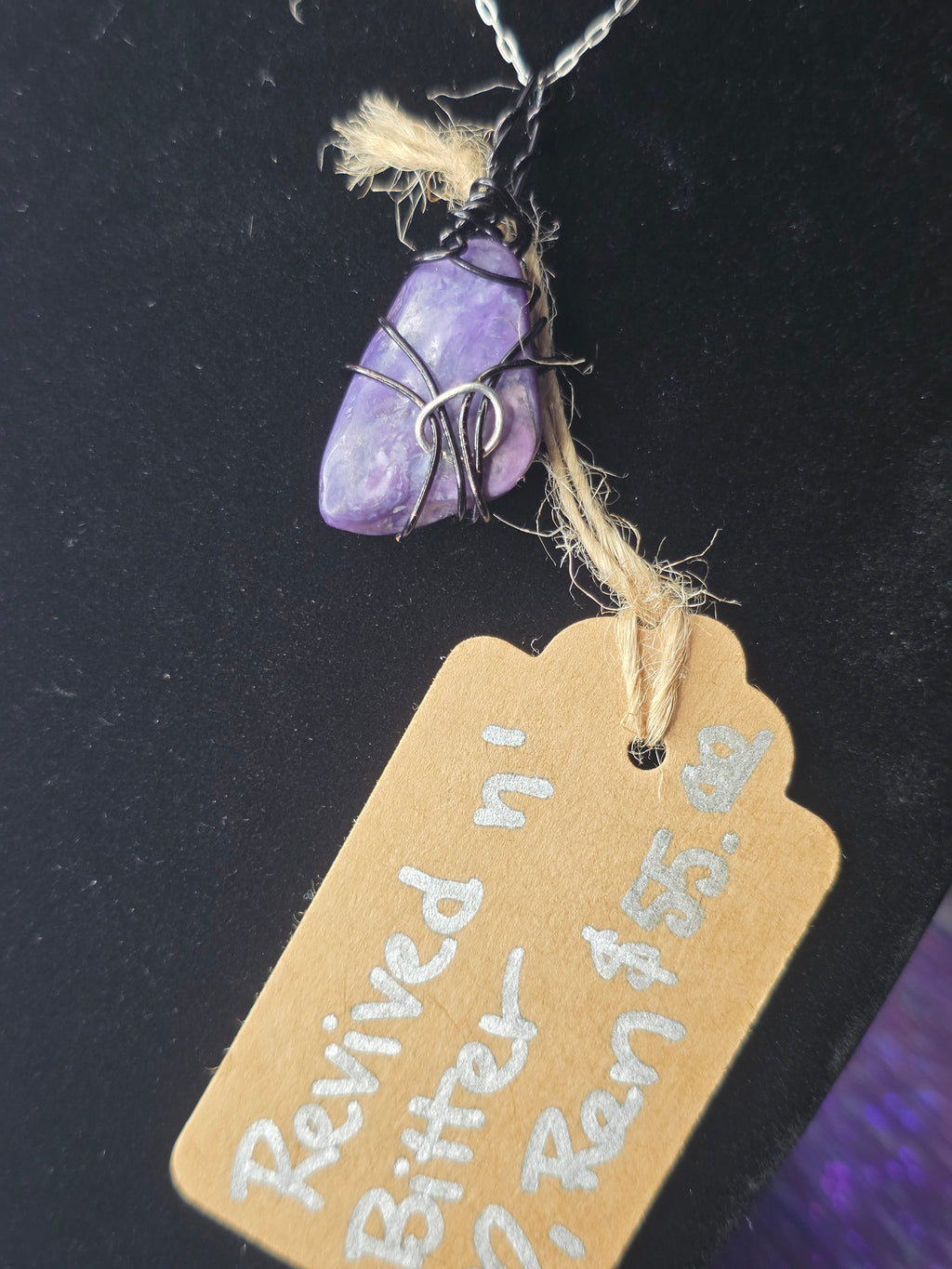 Charoite Free Form Pendant