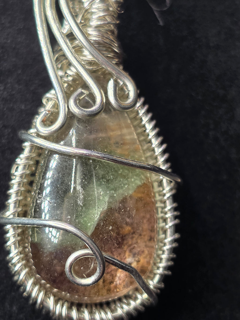 Garden Quartz Teardrop Pendant