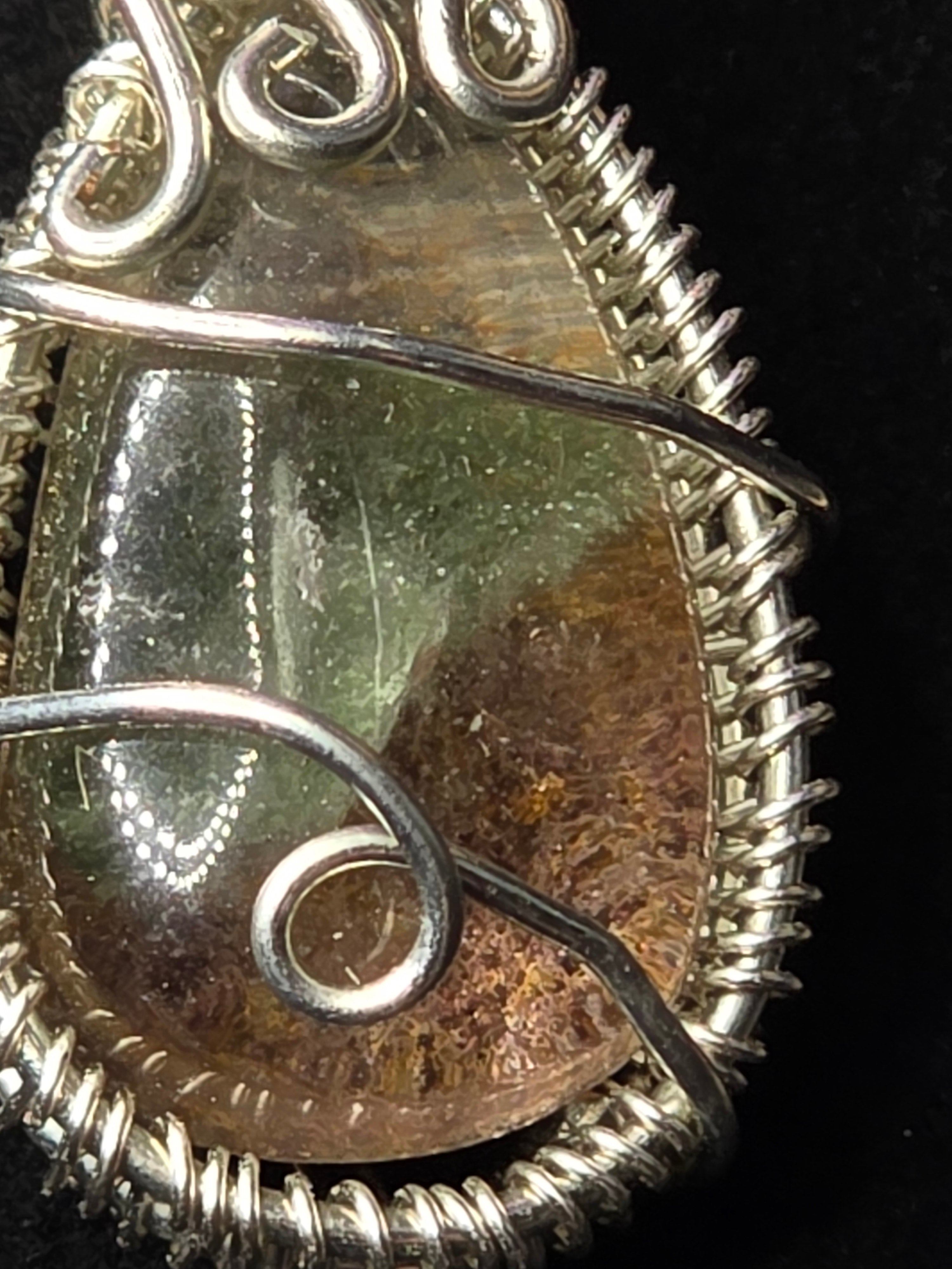 Garden Quartz Teardrop Pendant