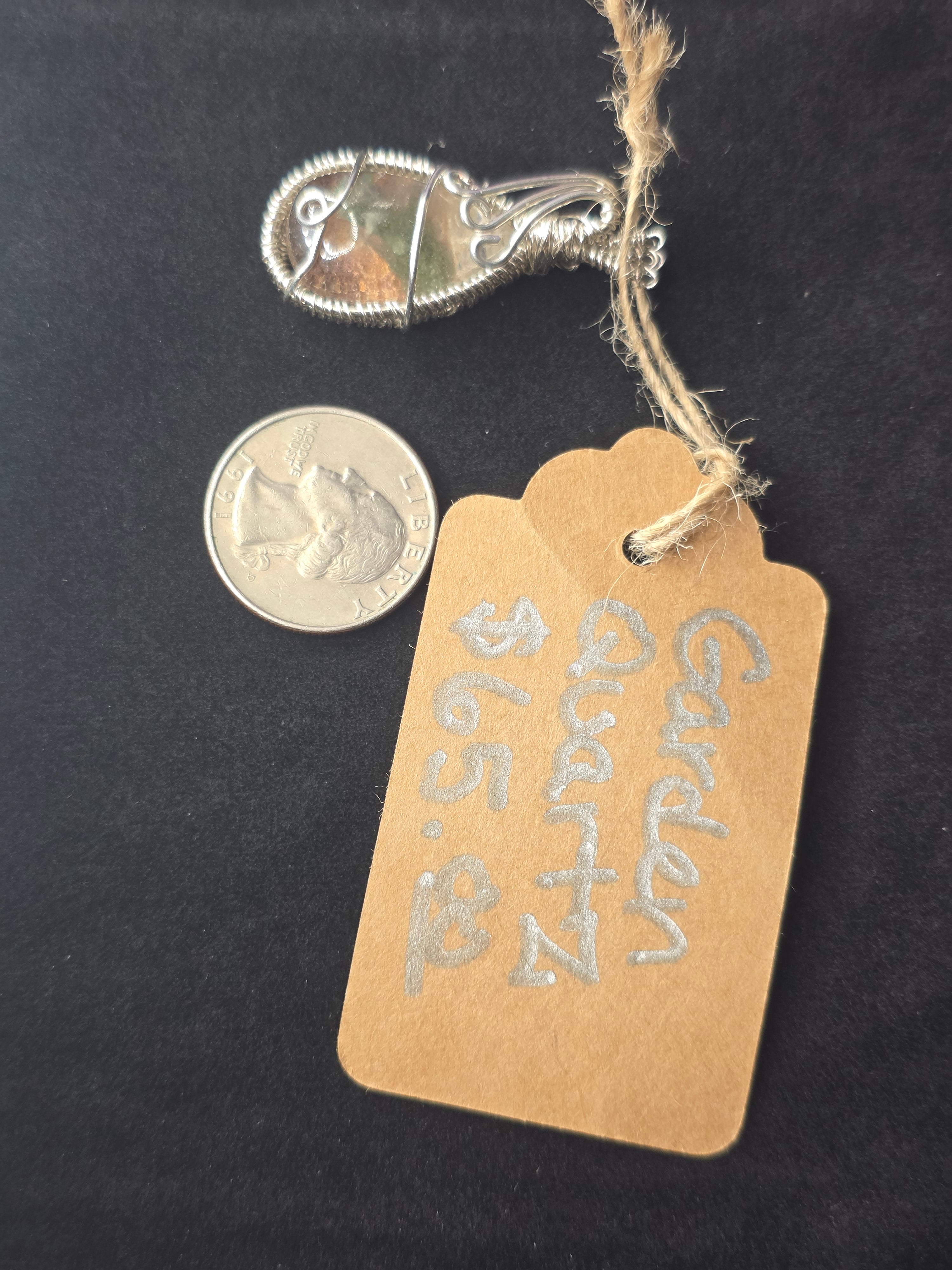 Garden Quartz Teardrop Pendant