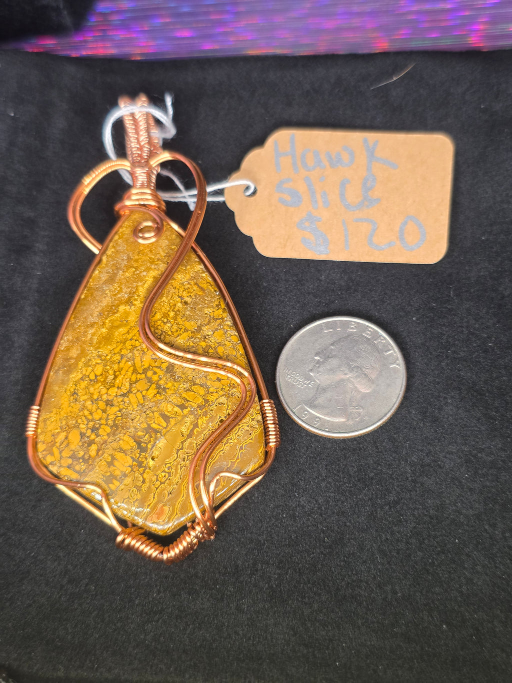 Hawk Slice Pendant