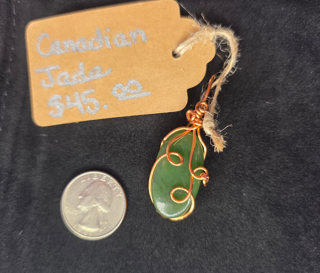 Canadian Jade Oval Pendant