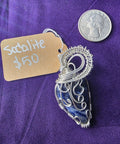 Sodalite Upside-Down Teardrop Pendant