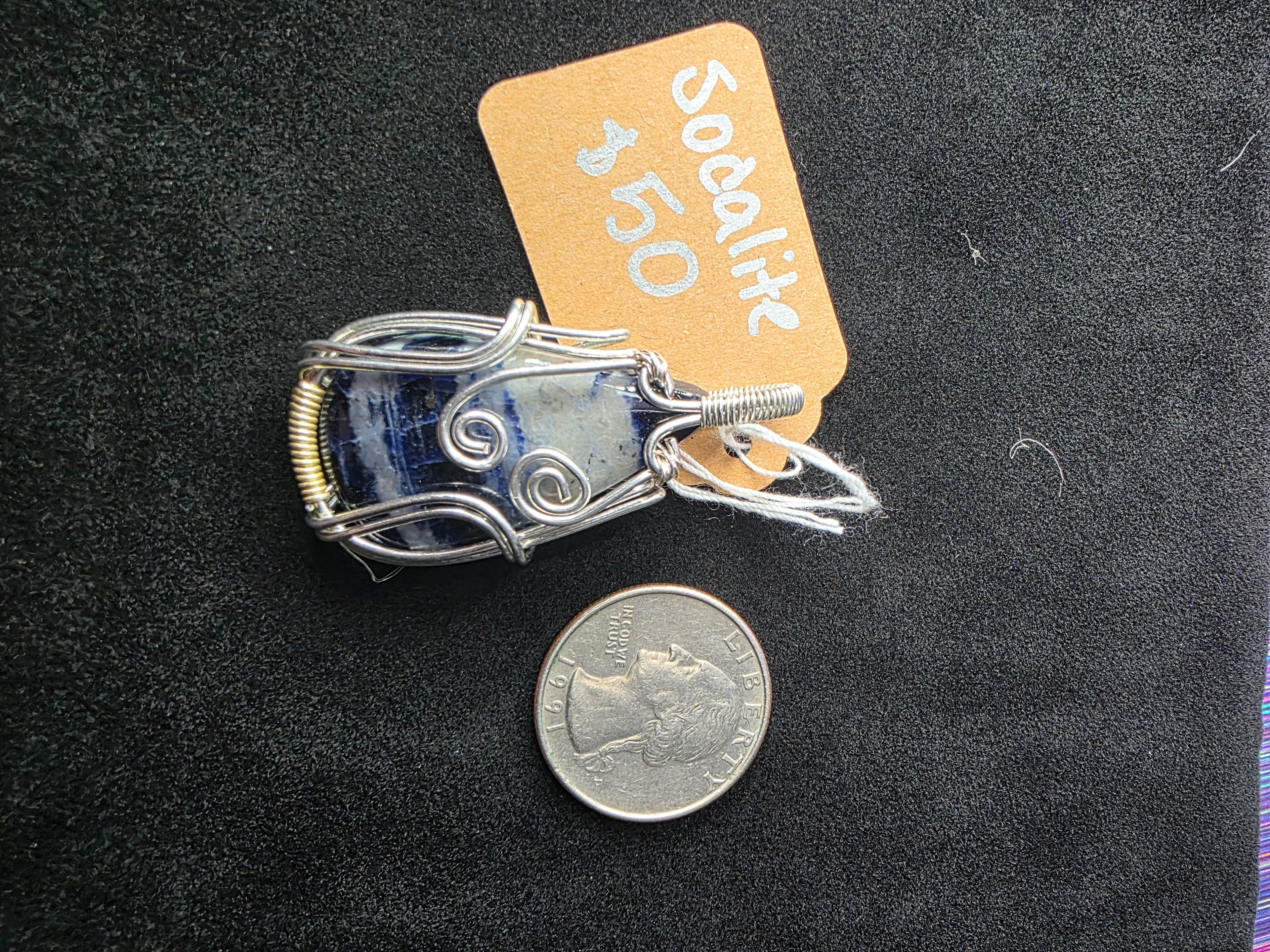 Sodalite Teardrop Pendant
