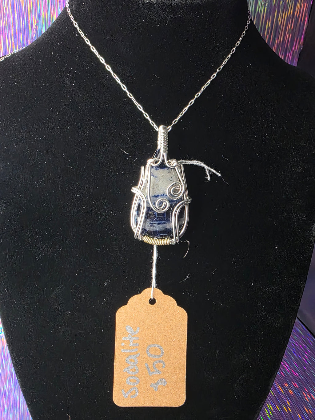 Sodalite Teardrop Pendant