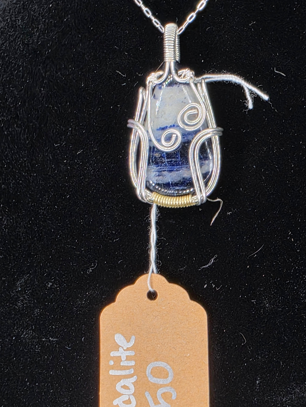 Sodalite Teardrop Pendant