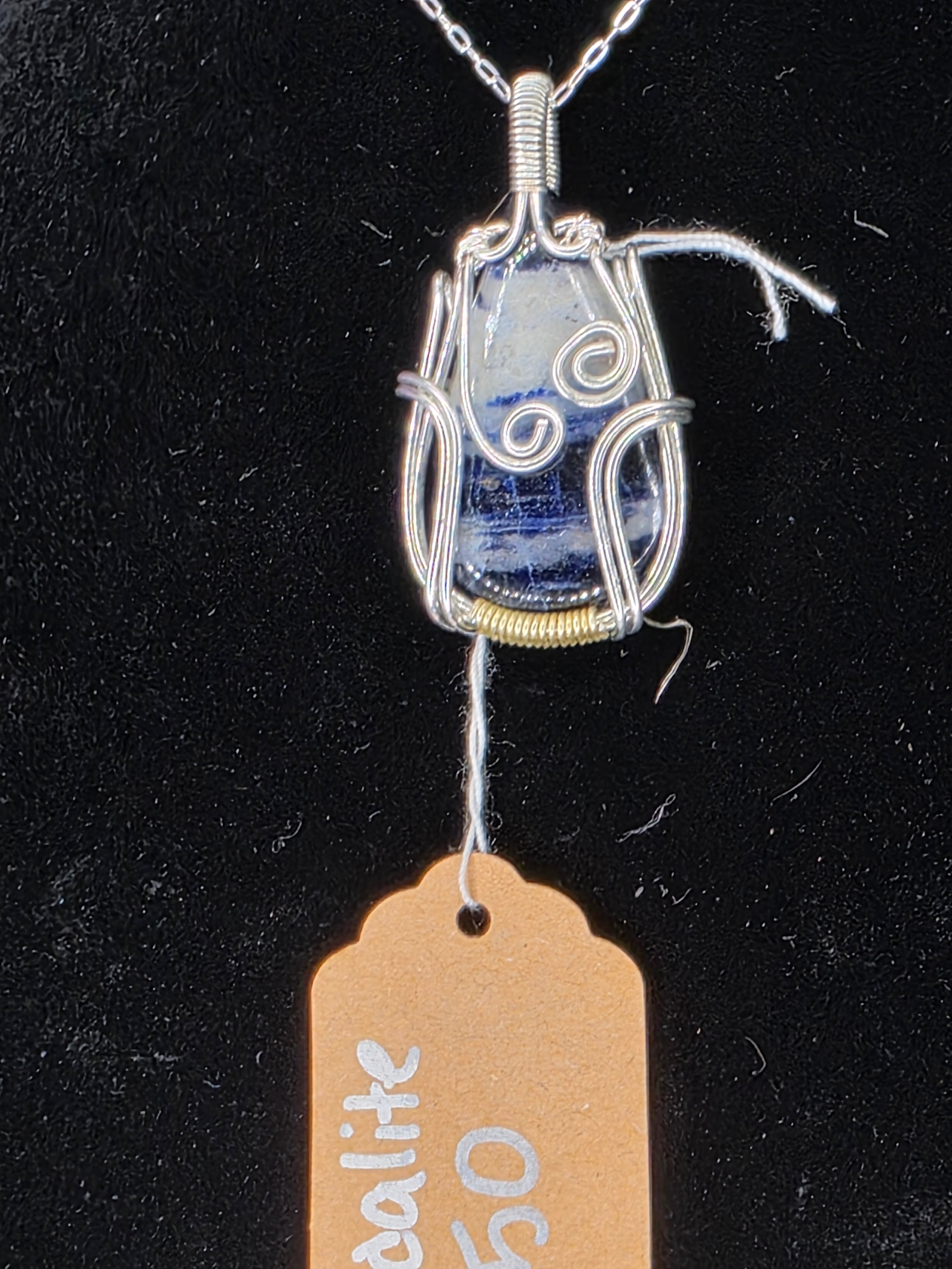 Sodalite Teardrop Pendant
