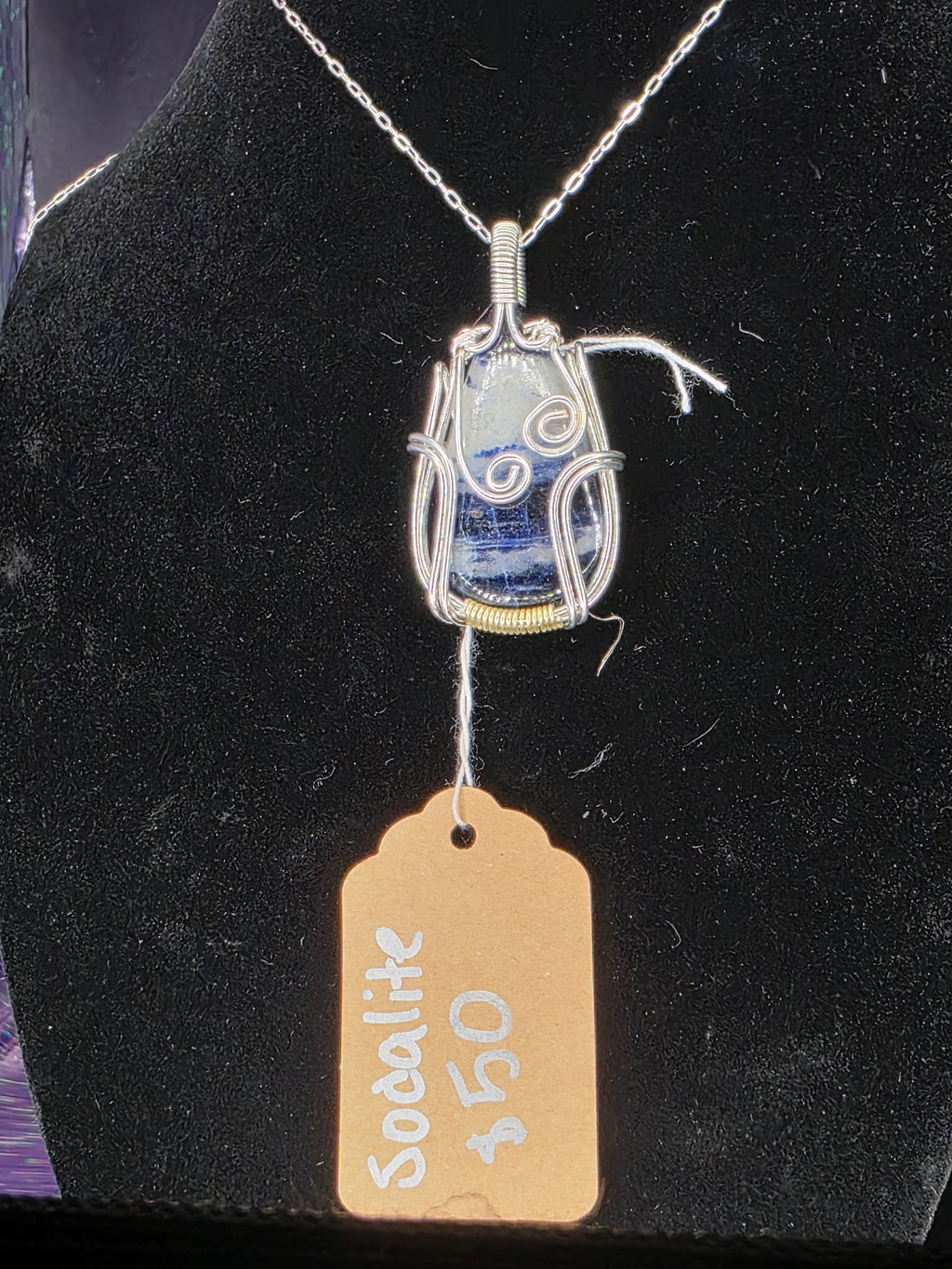 Sodalite Teardrop Pendant