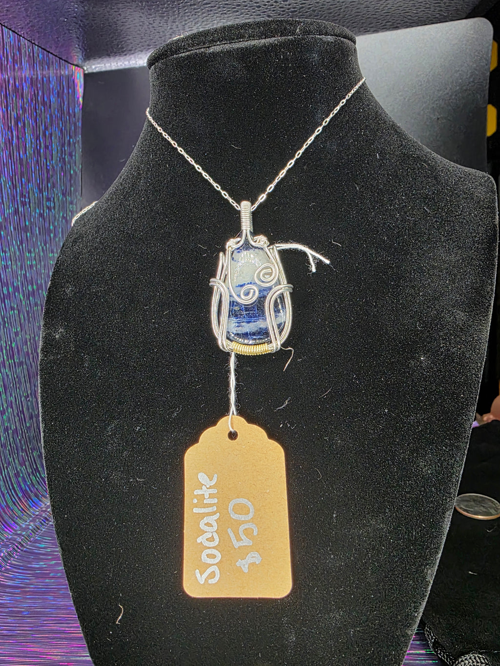 Sodalite Teardrop Pendant