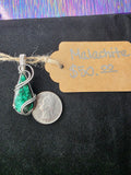 Malachite Teardrop Pendant